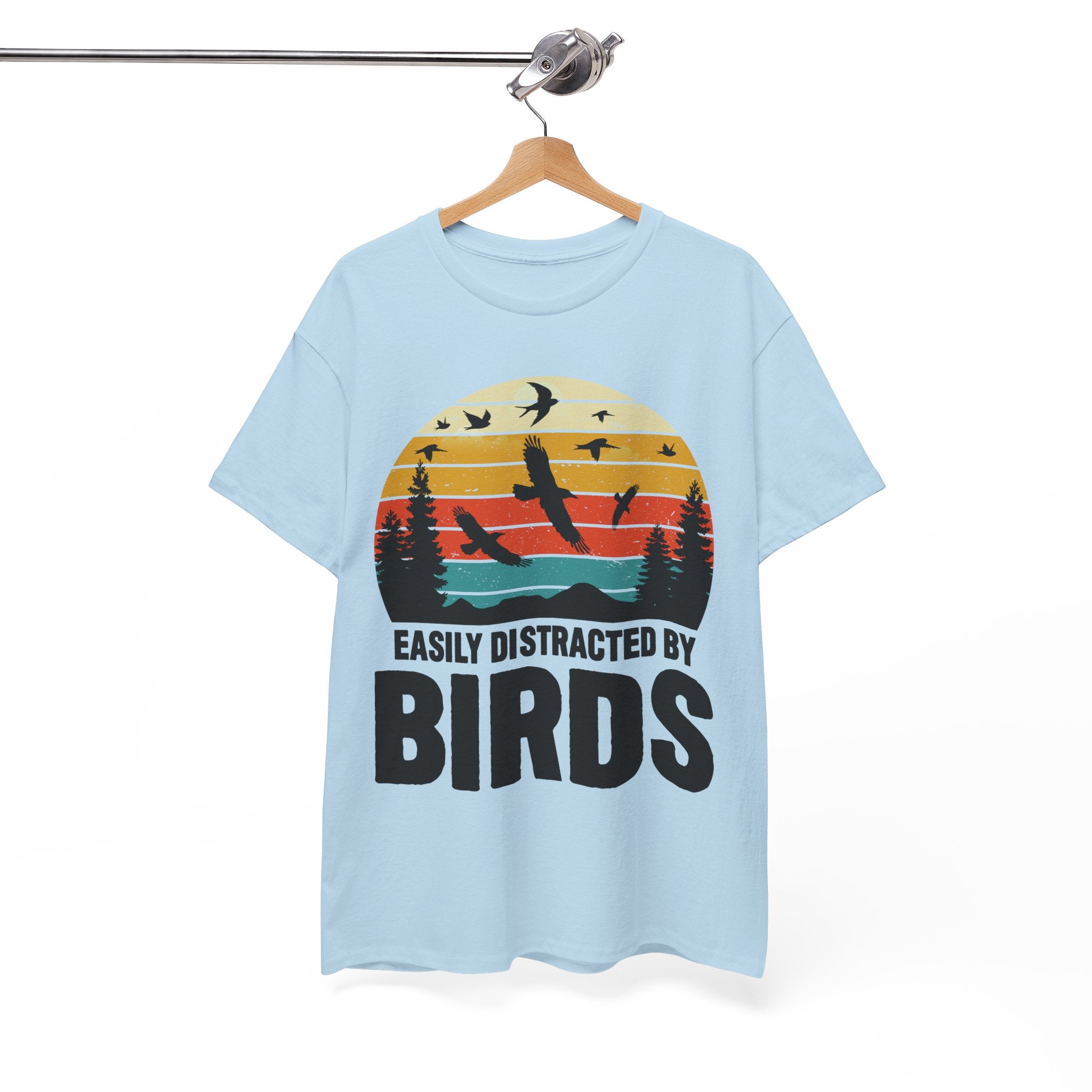 Retro Birds Lover Tee - Distracted Design