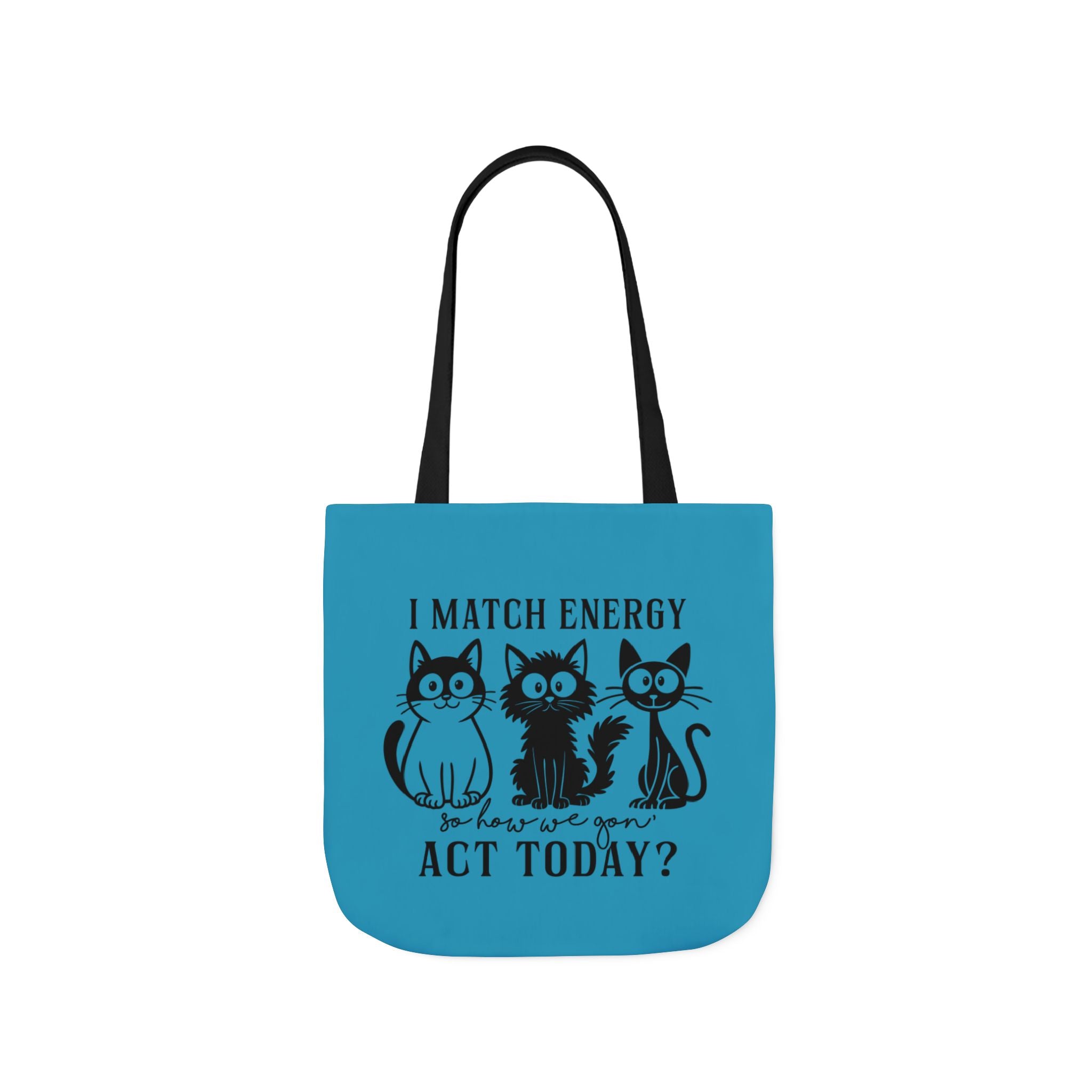 Cute Turquoise Canvas Tote – Reusable Bag