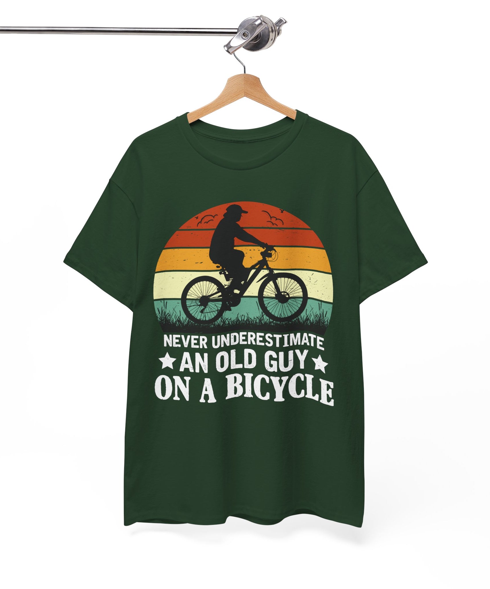Retro Old Guy On Bicycle Shirt | Gallory Hive