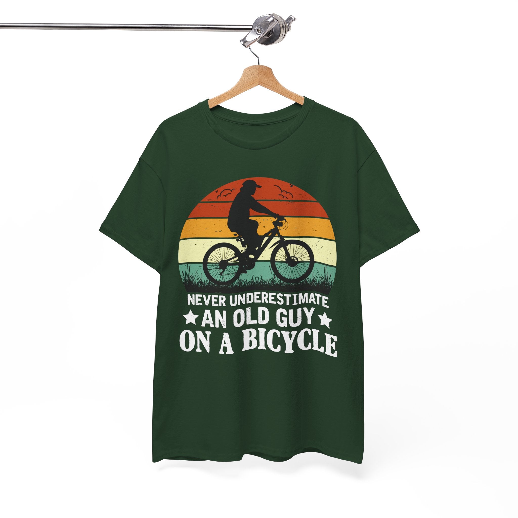 Retro Old Guy On Bicycle Shirt | Gallory Hive