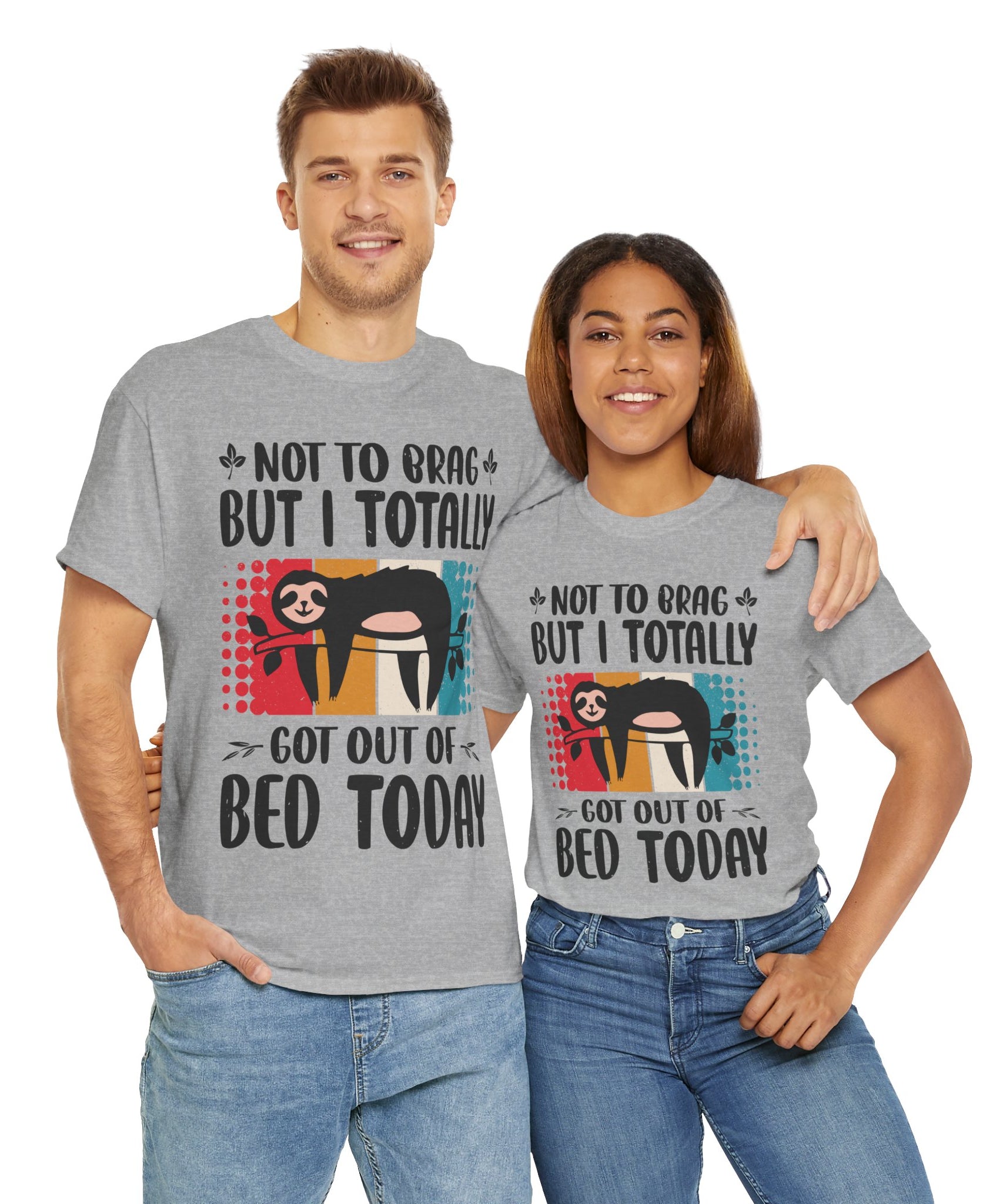 Vintage Got Out of Bed Sloth T-Shirt