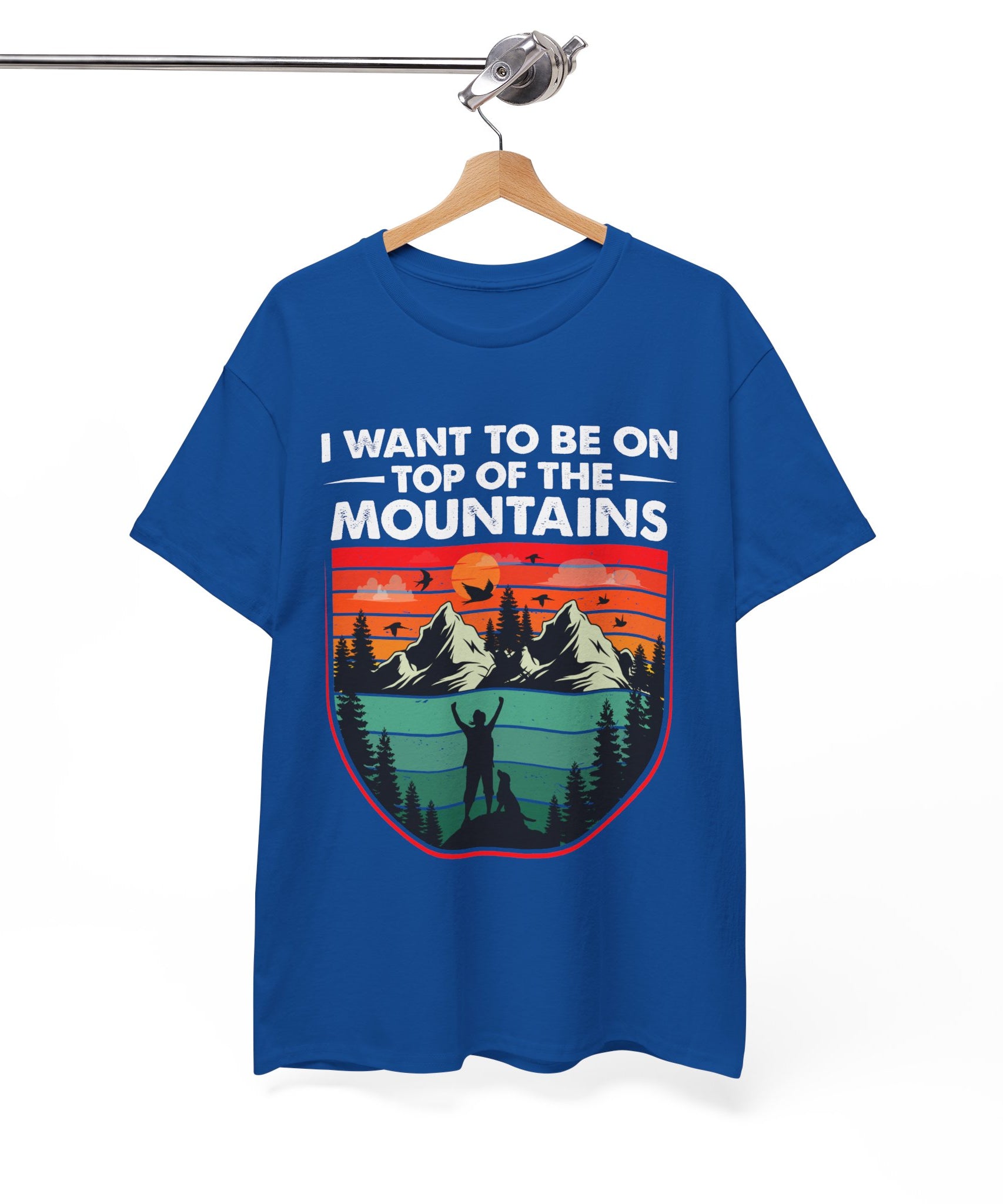 Retro Mountains T-Shirt - Adventure Vibes Tee | Gallory Hive