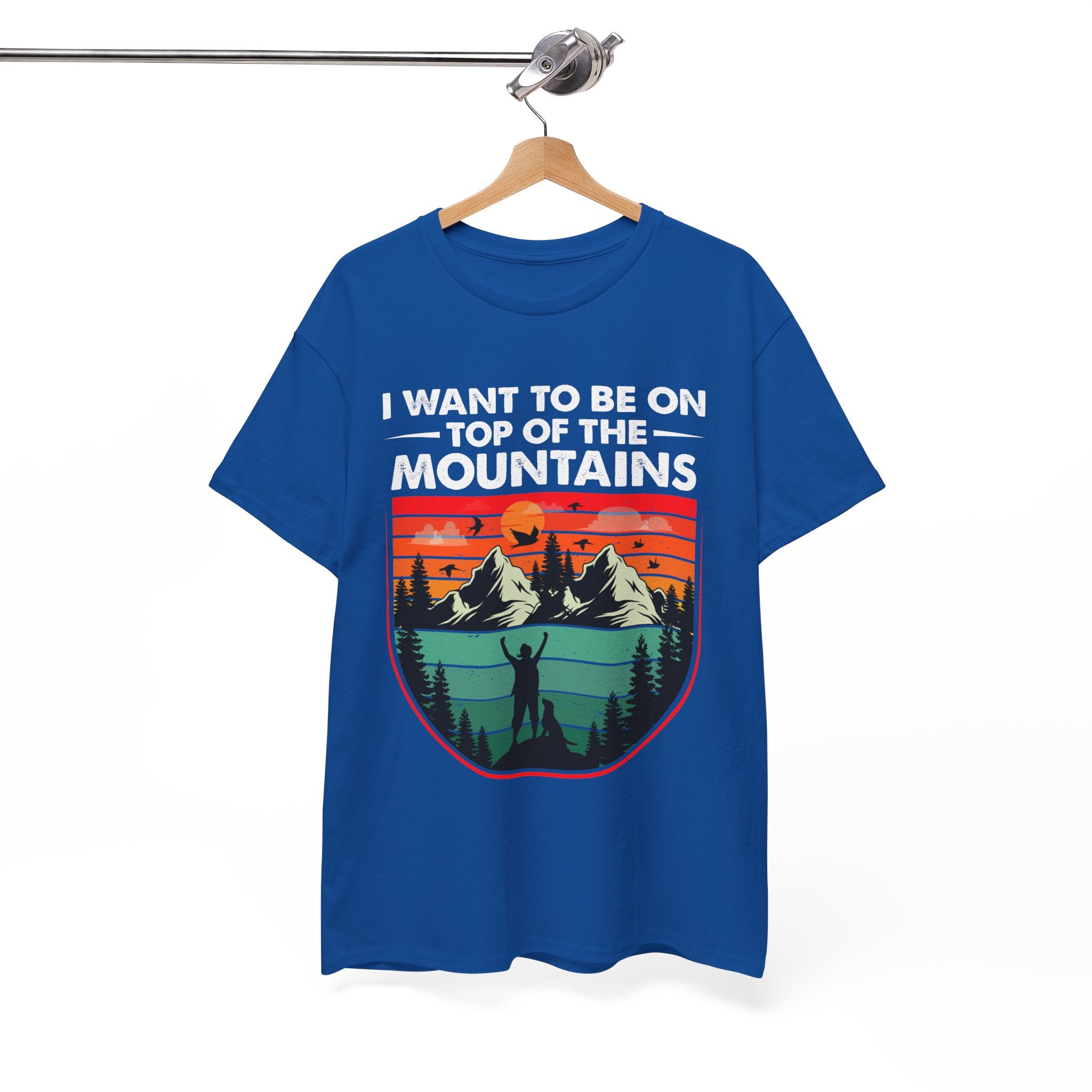 Retro Mountains T-Shirt - Adventure Vibes Tee | Gallory Hive