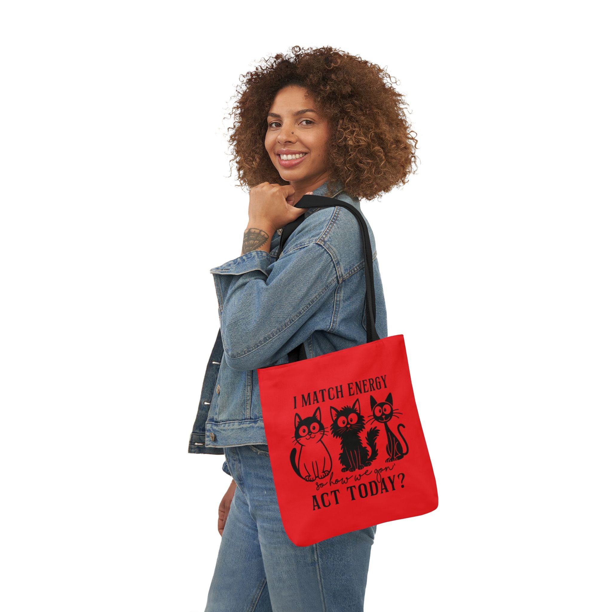 Cute Red Canvas Tote – Reusable Bag