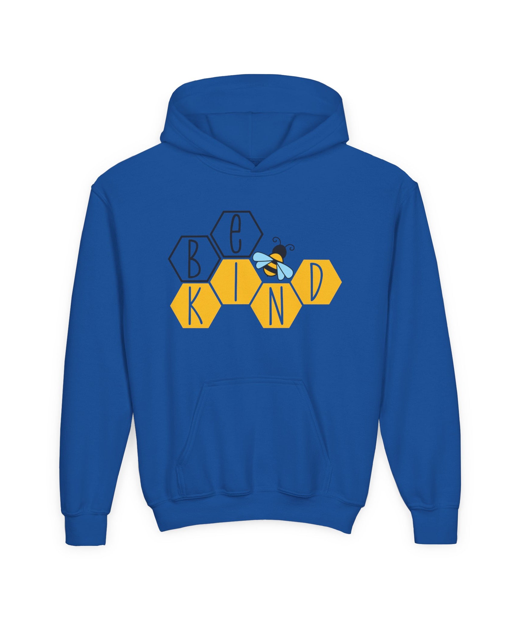 Unisex Kids Hoodie – Bee Kind & Cozy