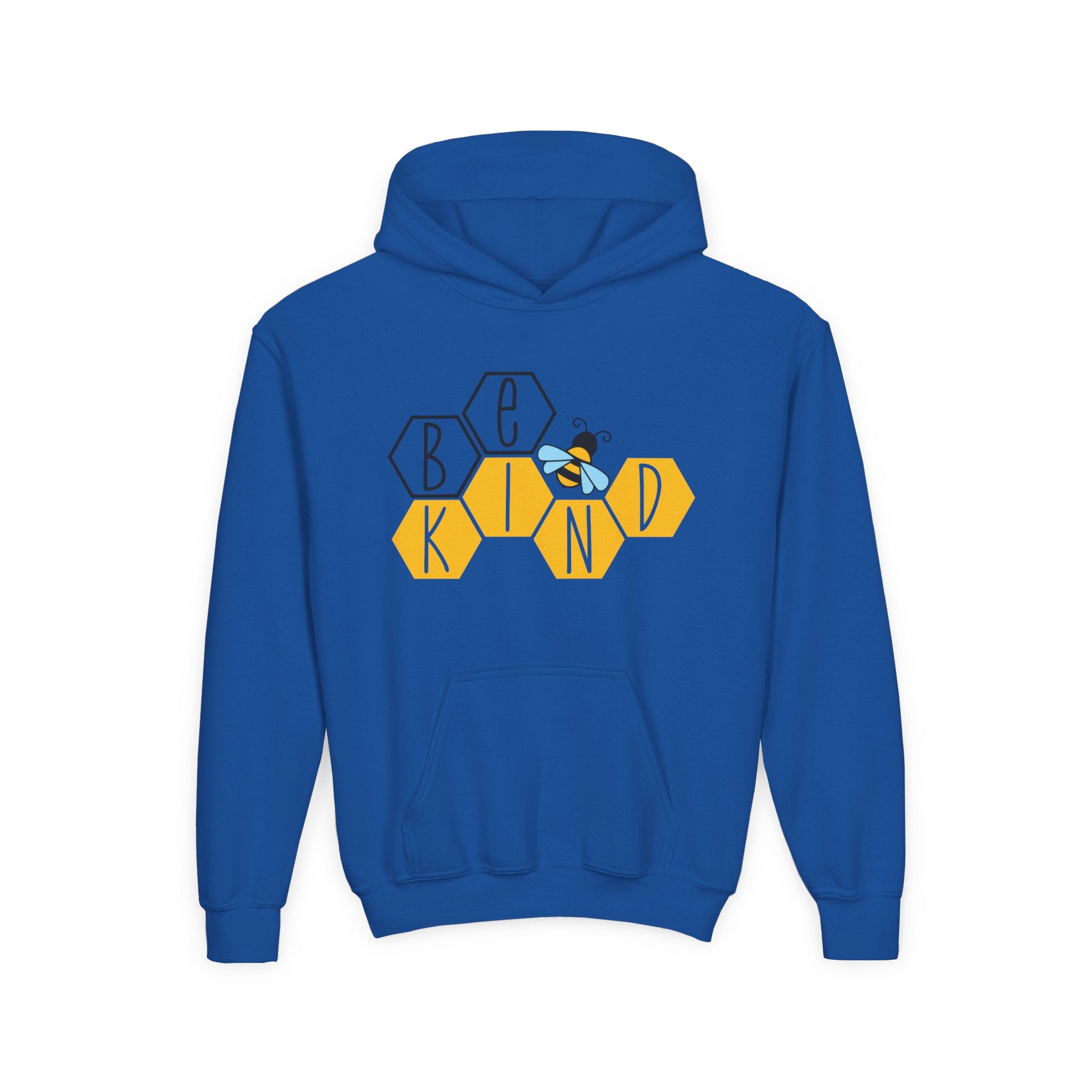 Unisex Kids Hoodie – Bee Kind & Cozy