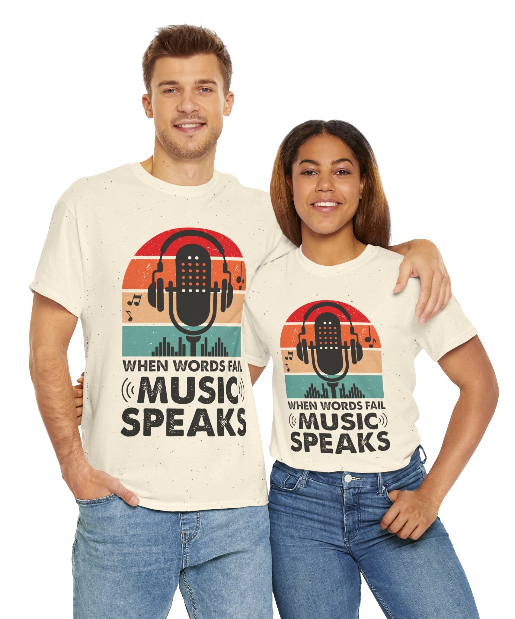 Vintage Audio Tee – Music Lover Style
