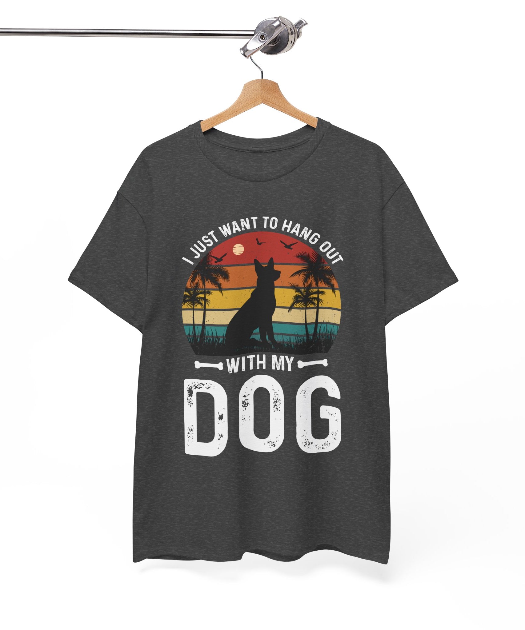 Sunset Dog Design - Beach Vibes T-shirt | Gallory Hive