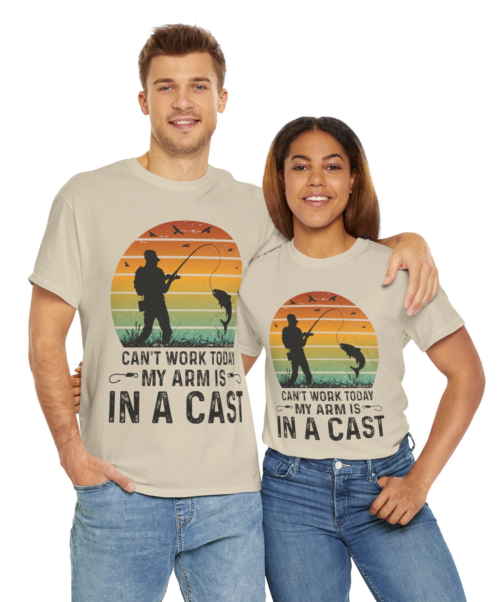 Retro Fisherman Humor Shirt