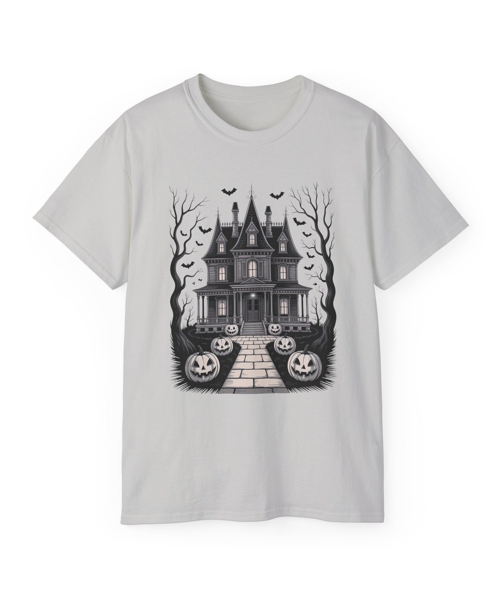 Haunted House Halloween Night Tee | Gallory Hive