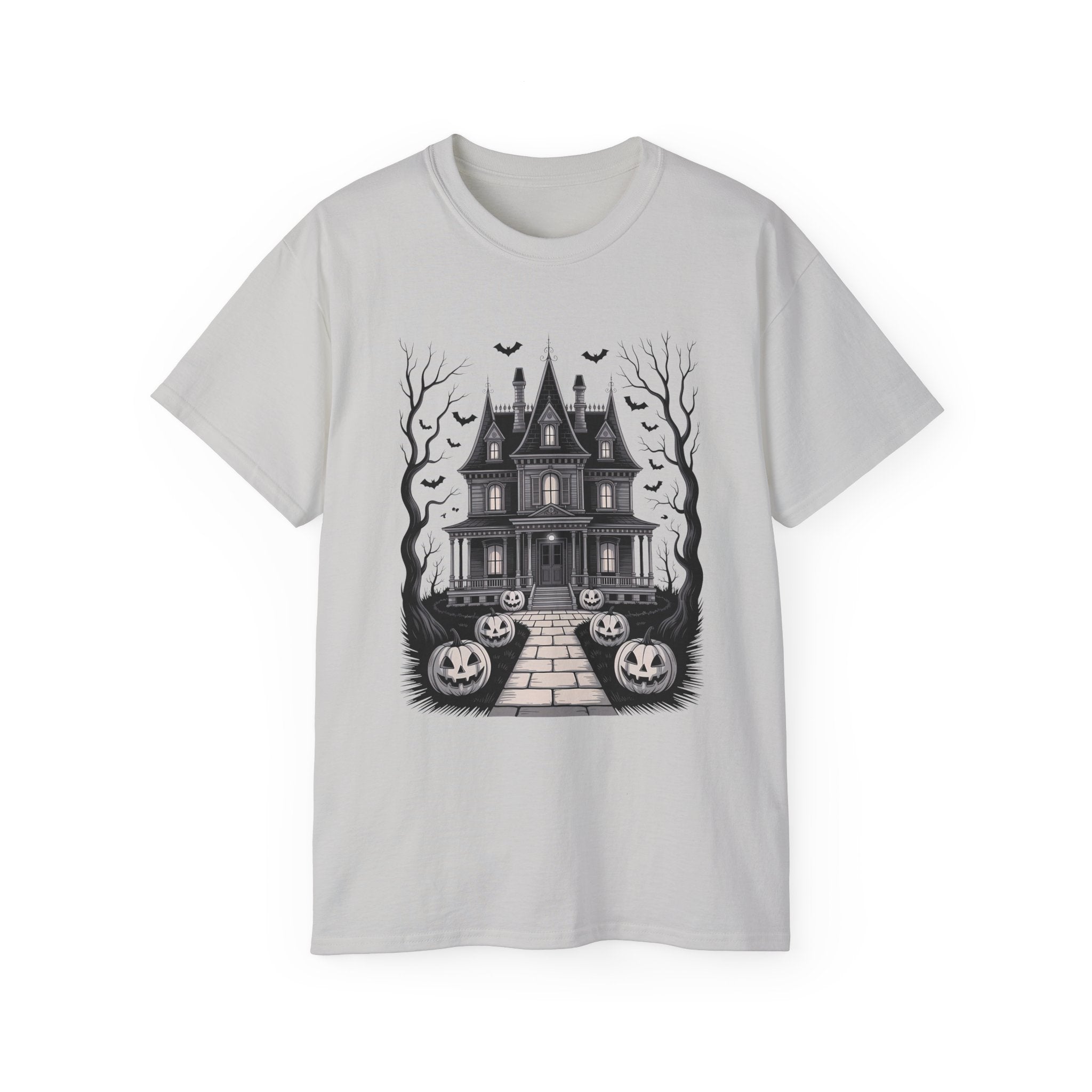 Haunted House Halloween Night Tee | Gallory Hive