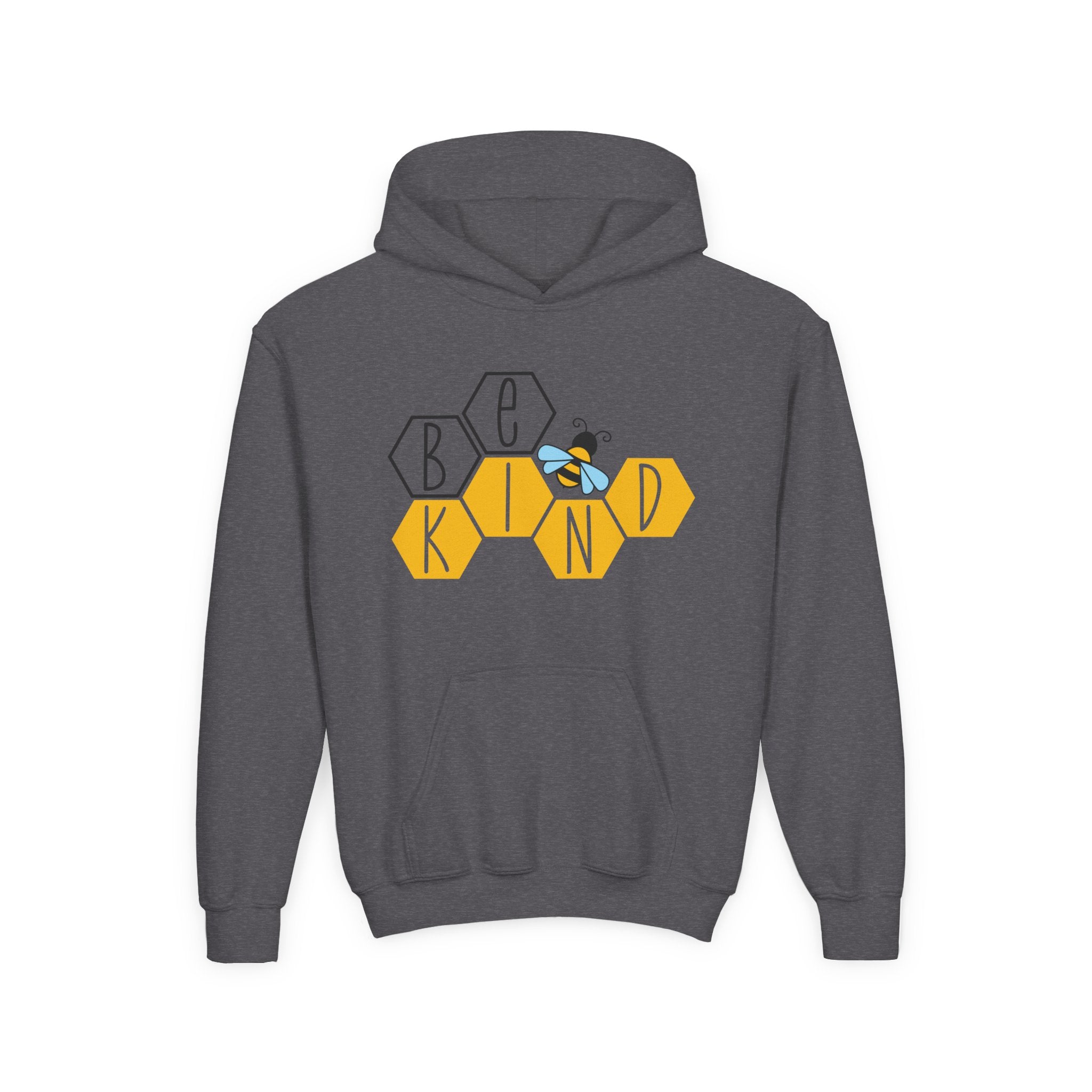 Unisex Kids Hoodie – Bee Kind & Cozy | Gallory Hive
