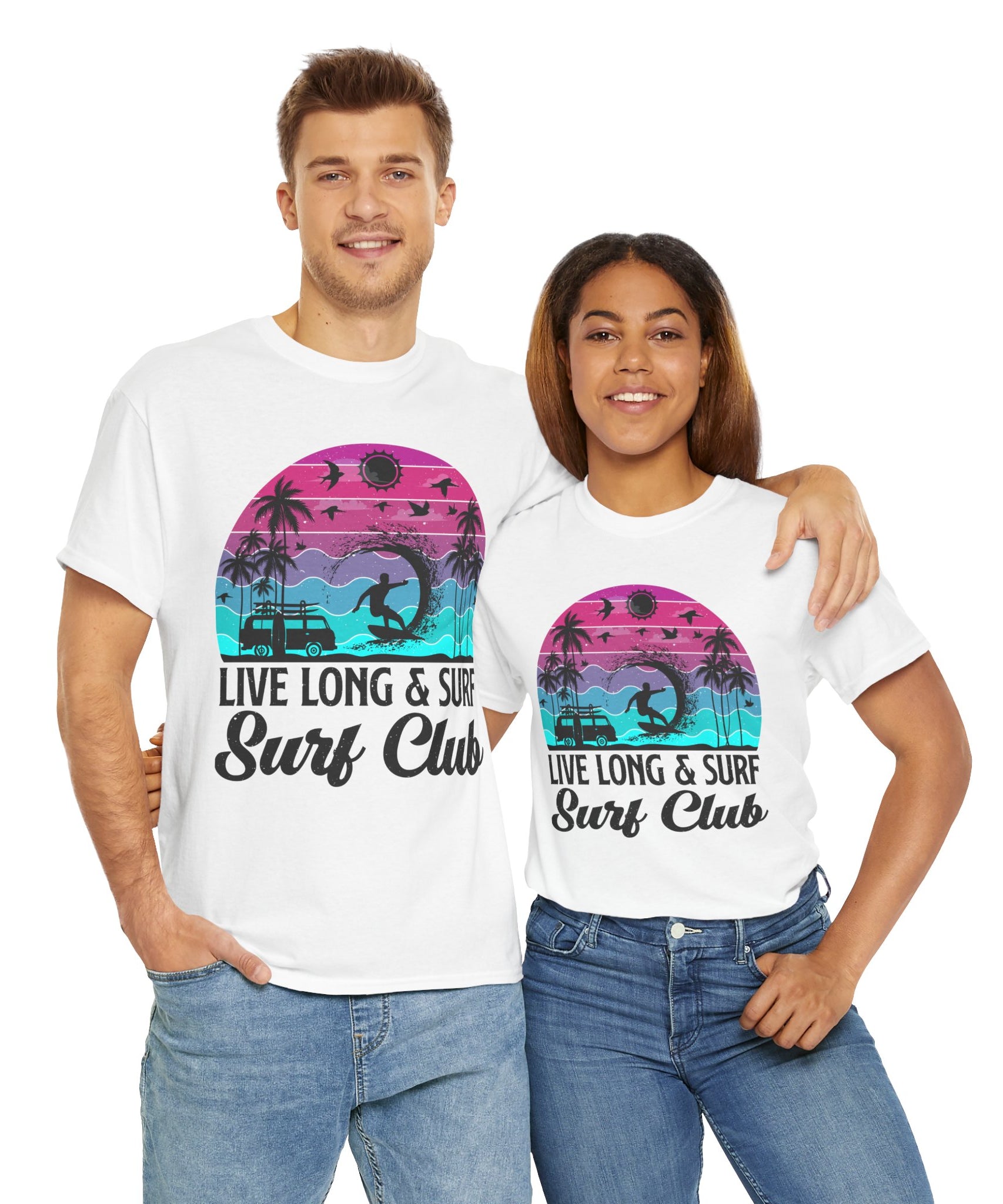 Surf Club Beach Sunset T-Shirt