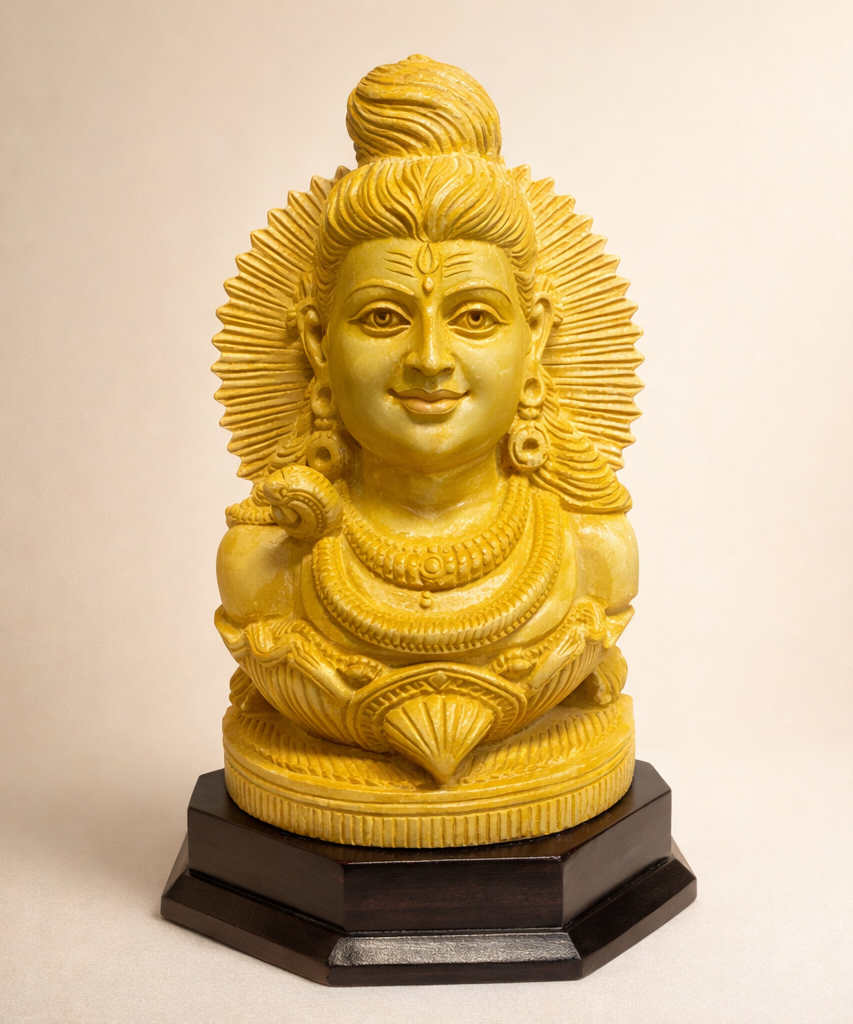 Handmade Sitting Lord Shiva Wooden Sculpture | Gallory Hive
