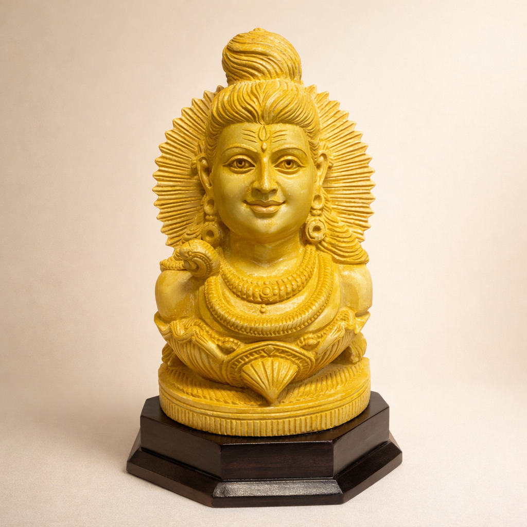 Handmade Sitting Lord Shiva Wooden Sculpture | Gallory Hive