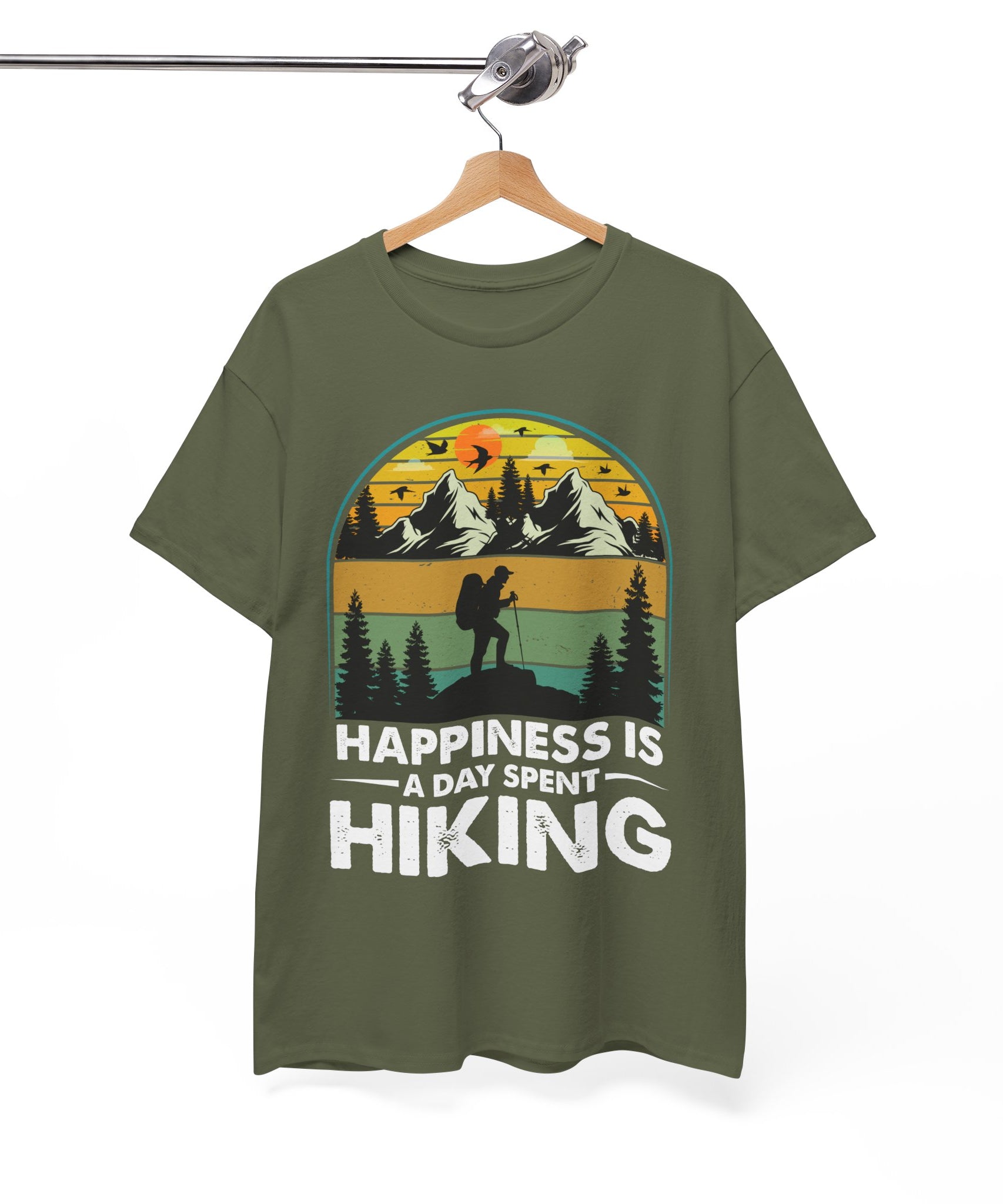 Vintage Hiker Sunset Mountain Tee | Gallory Hive