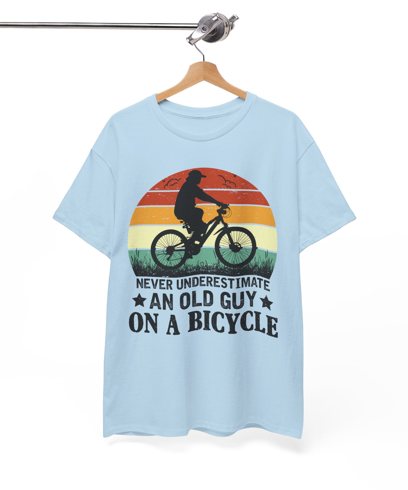 Retro Old Guy On Bicycle Shirt | Gallory Hive