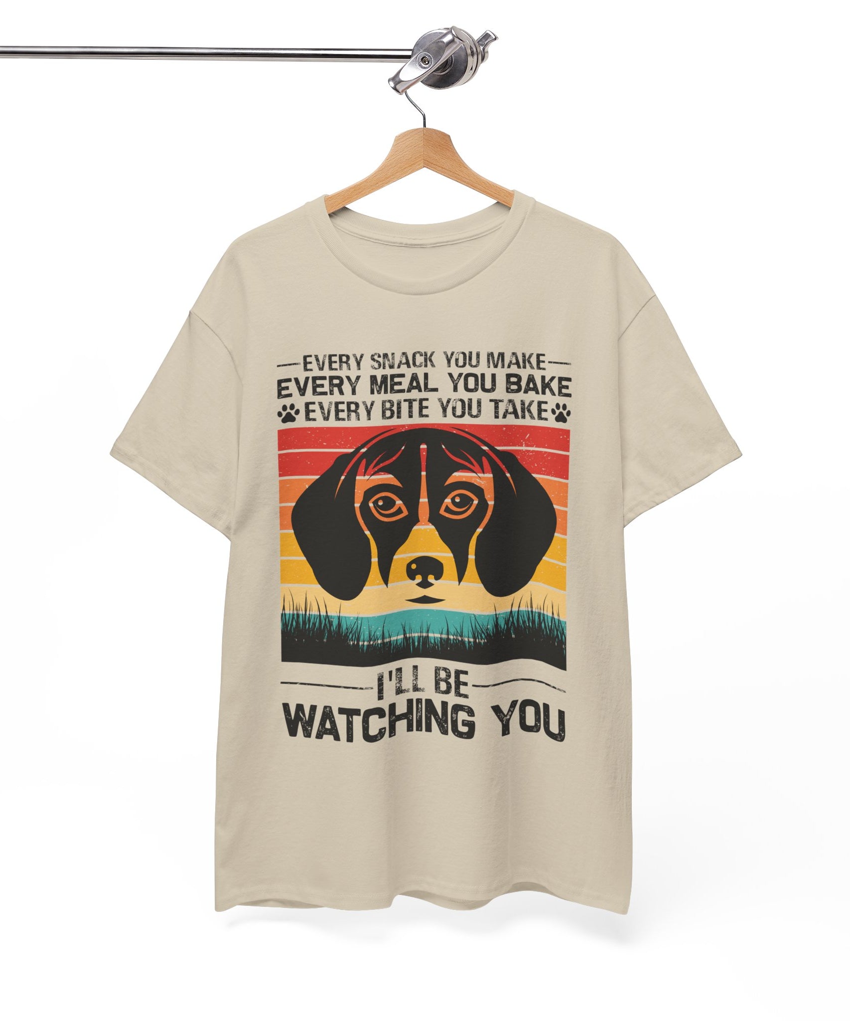 Vintage Dog Shirt – Bold Beagle Face