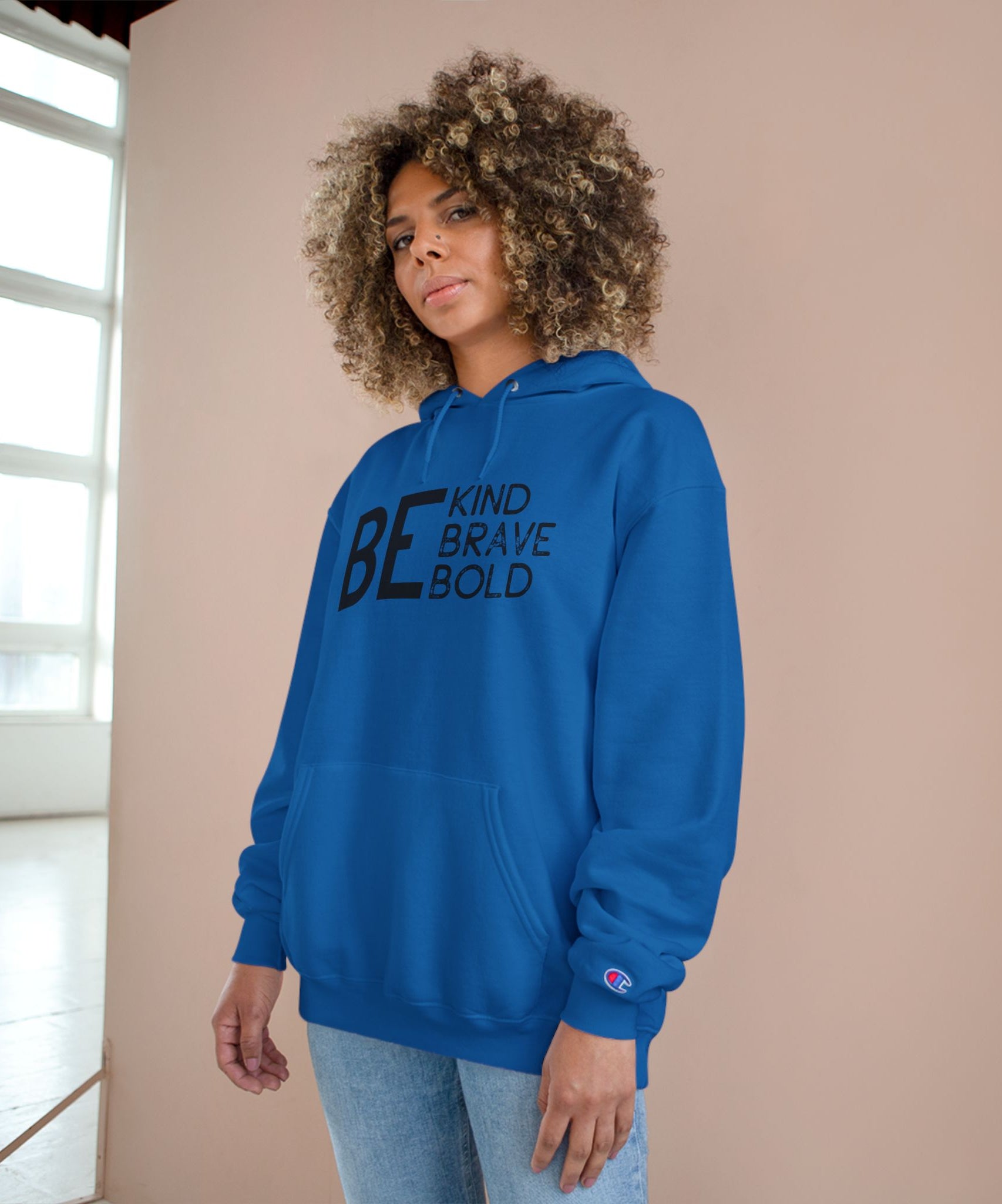 Be Original Hand Sign Hoodie by Champion