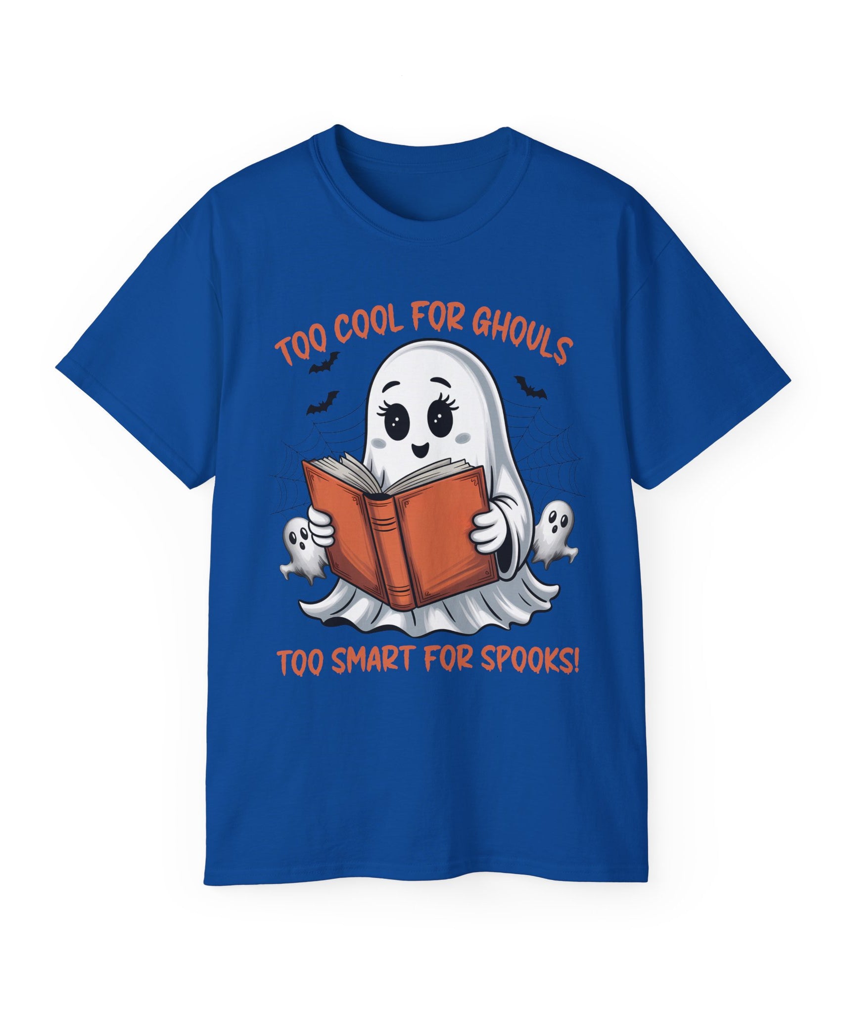 Cute Ghost Book T-Shirt Halloween