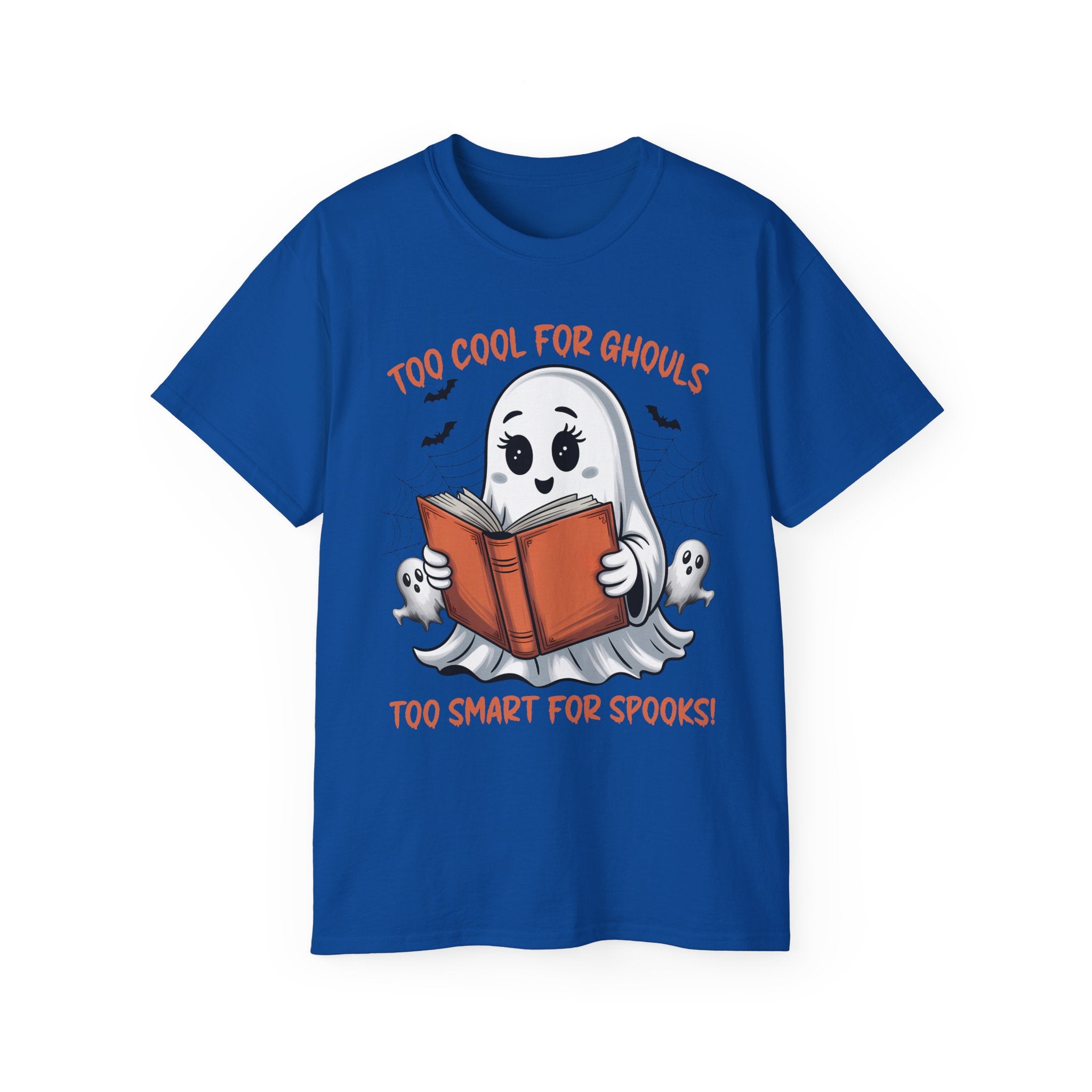 Cute Ghost Book T-Shirt Halloween