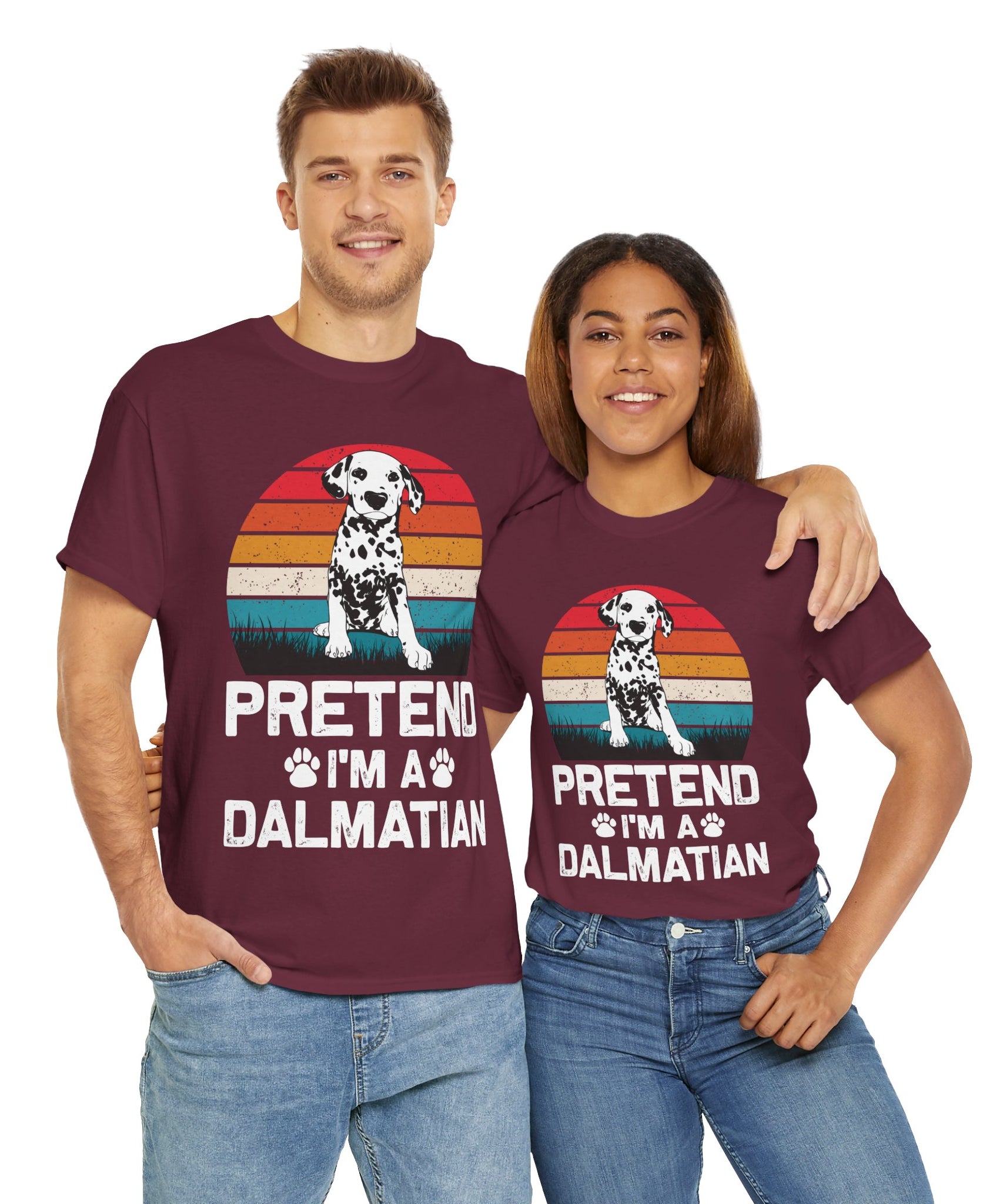 Funny Dalmatian T-Shirt - Vintage Style Tee