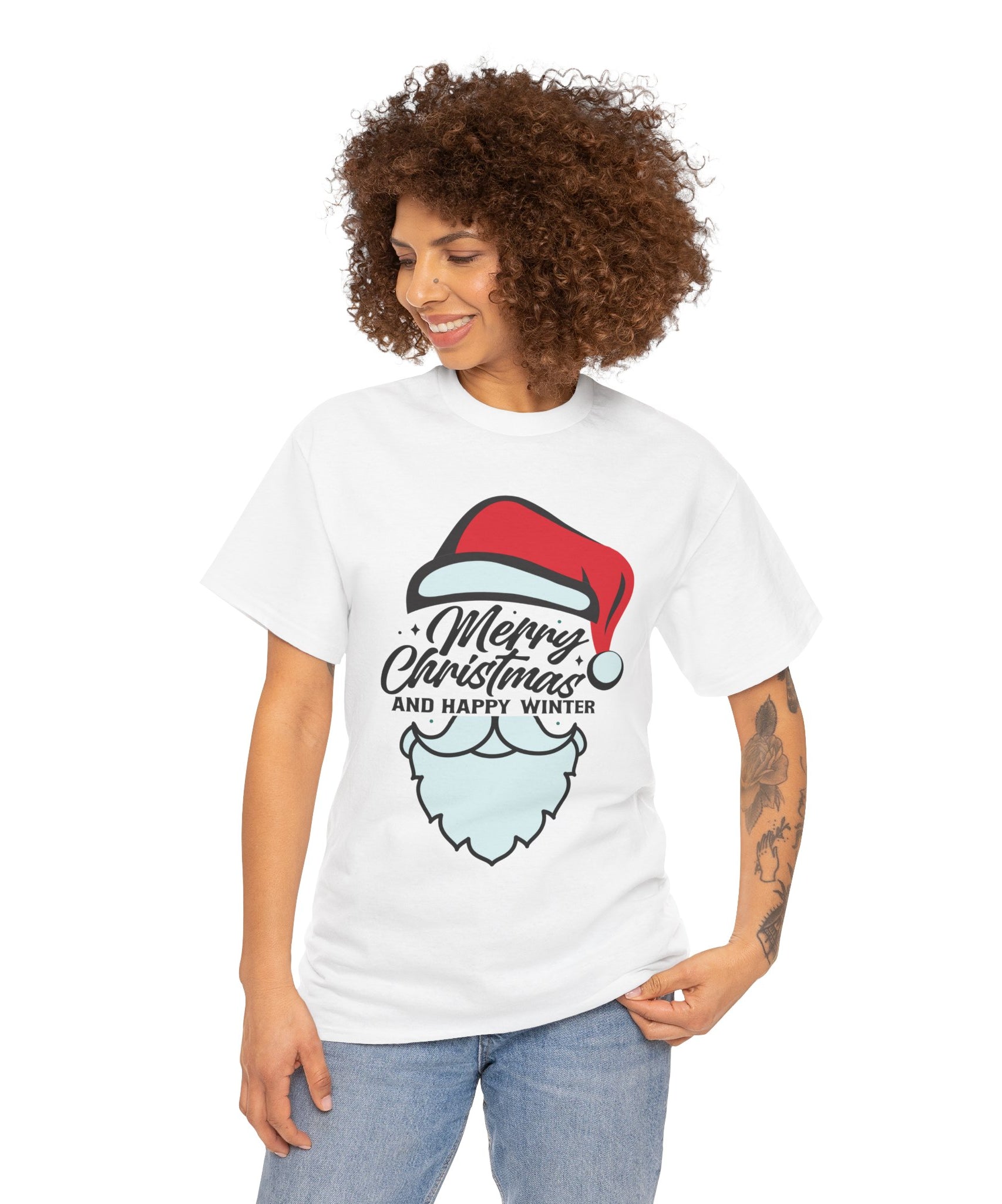 Festive Santa Beard Christmas Shirt | Gallory Hive