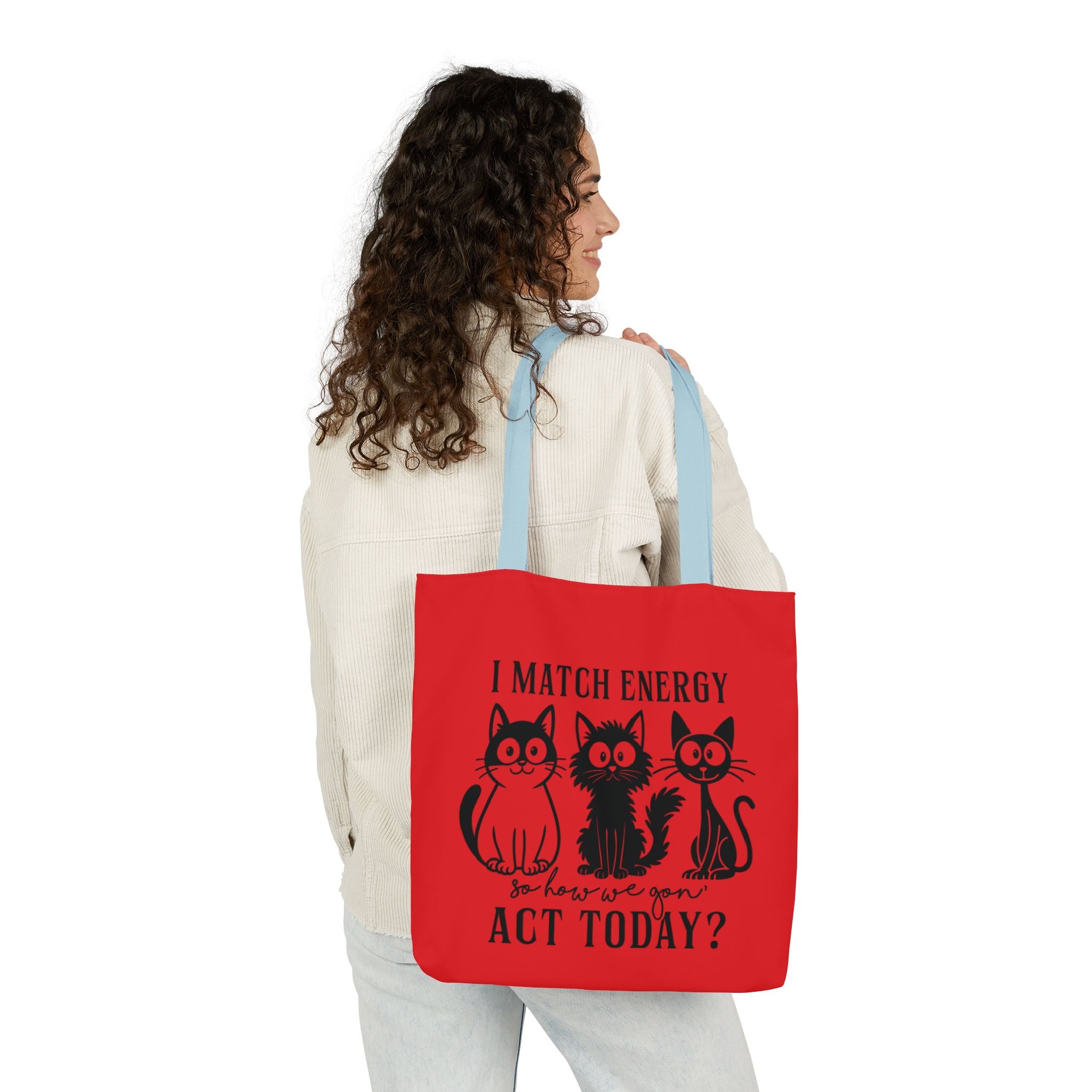 Cute Red Canvas Tote – Reusable Bag