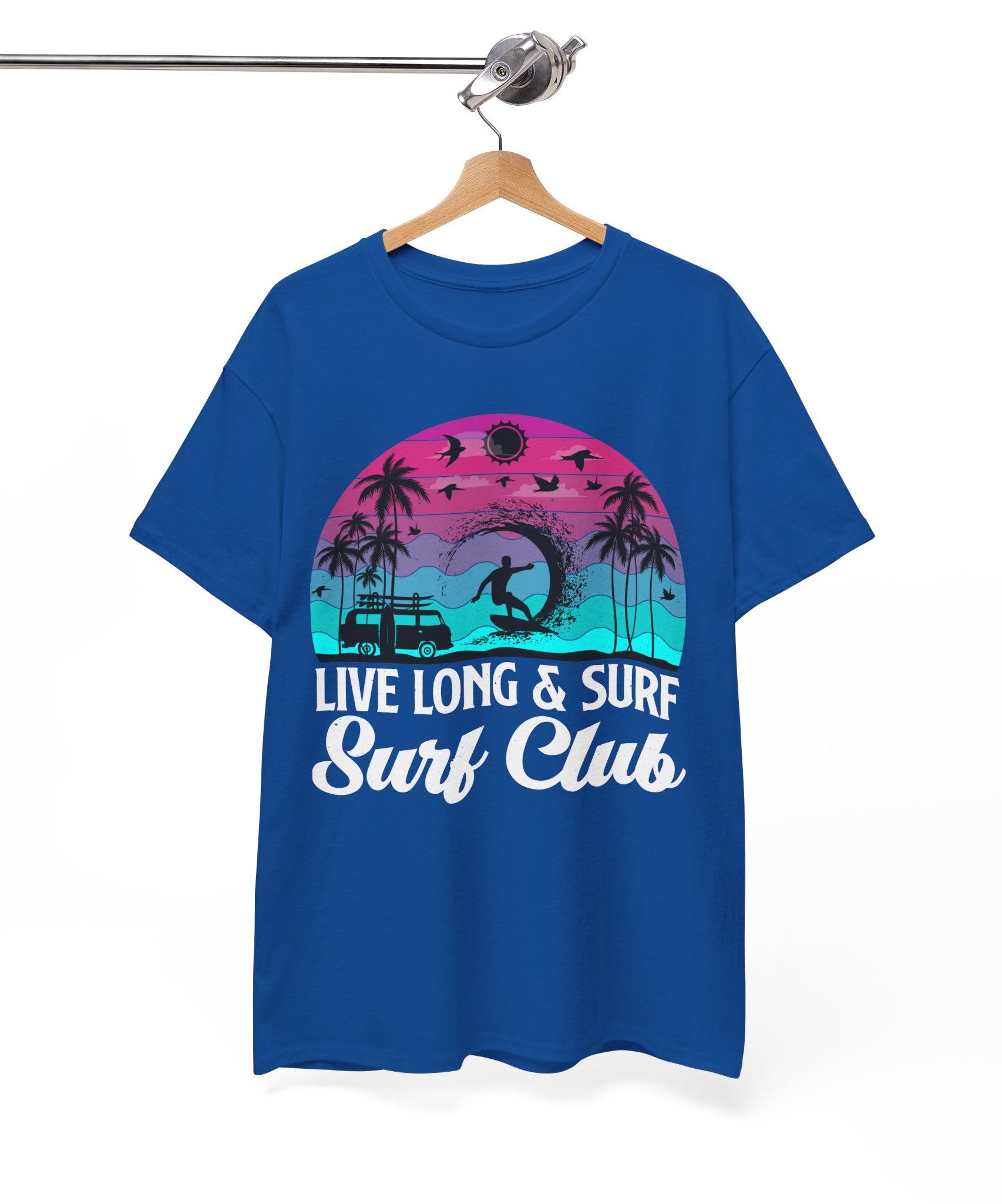 Surf Club Beach Sunset T-Shirt | Gallory Hive