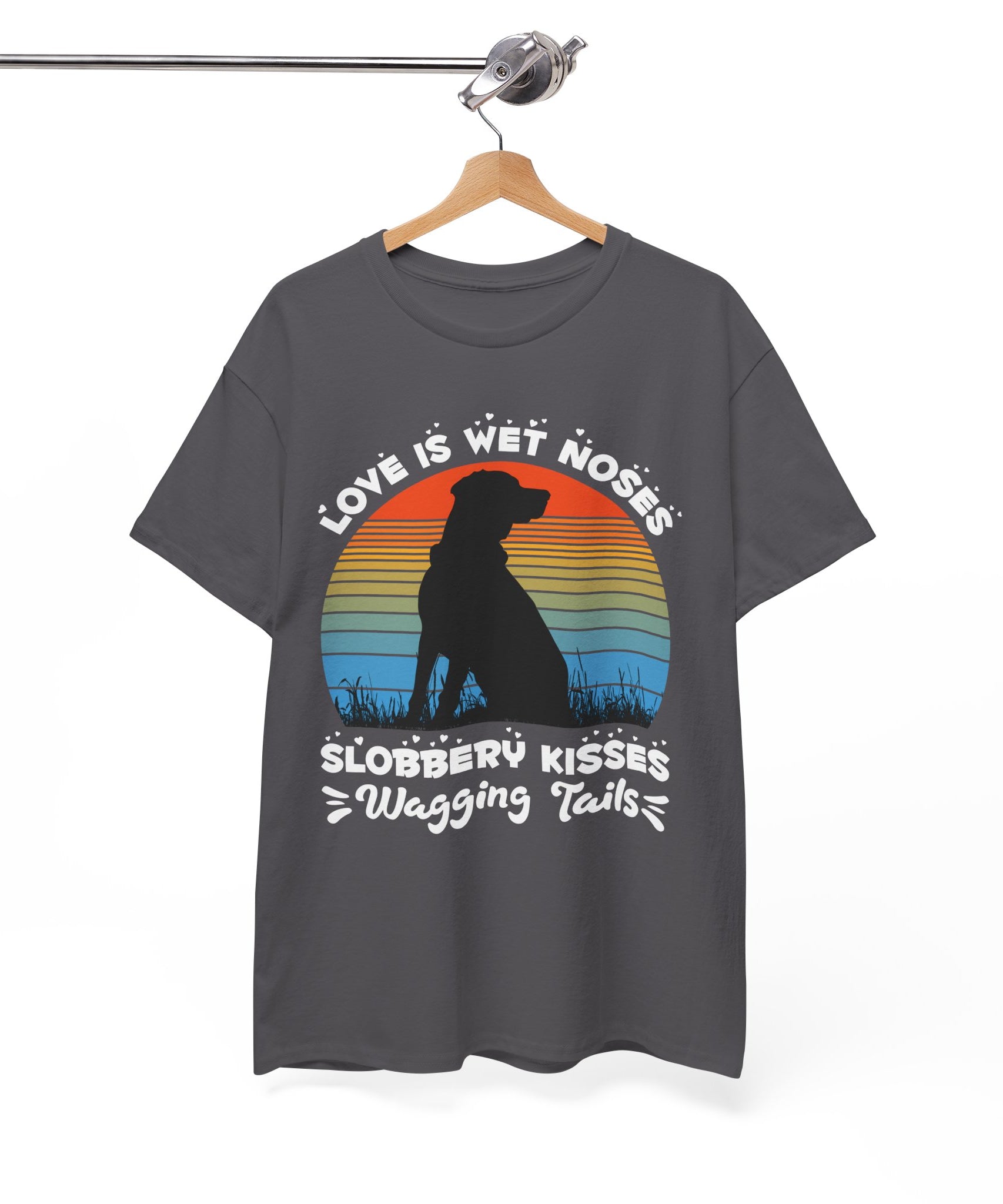 Funny Dog Lover Graphic Tee - Wet Noses