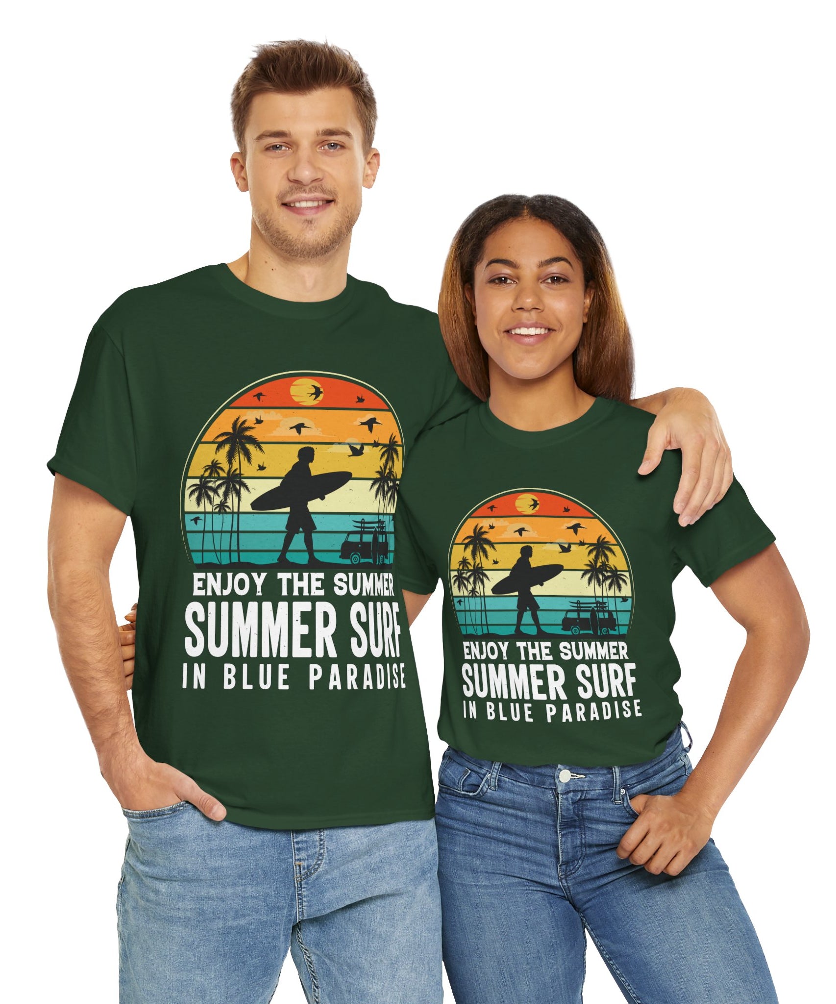 Summer Surf Van Sunset Shirt