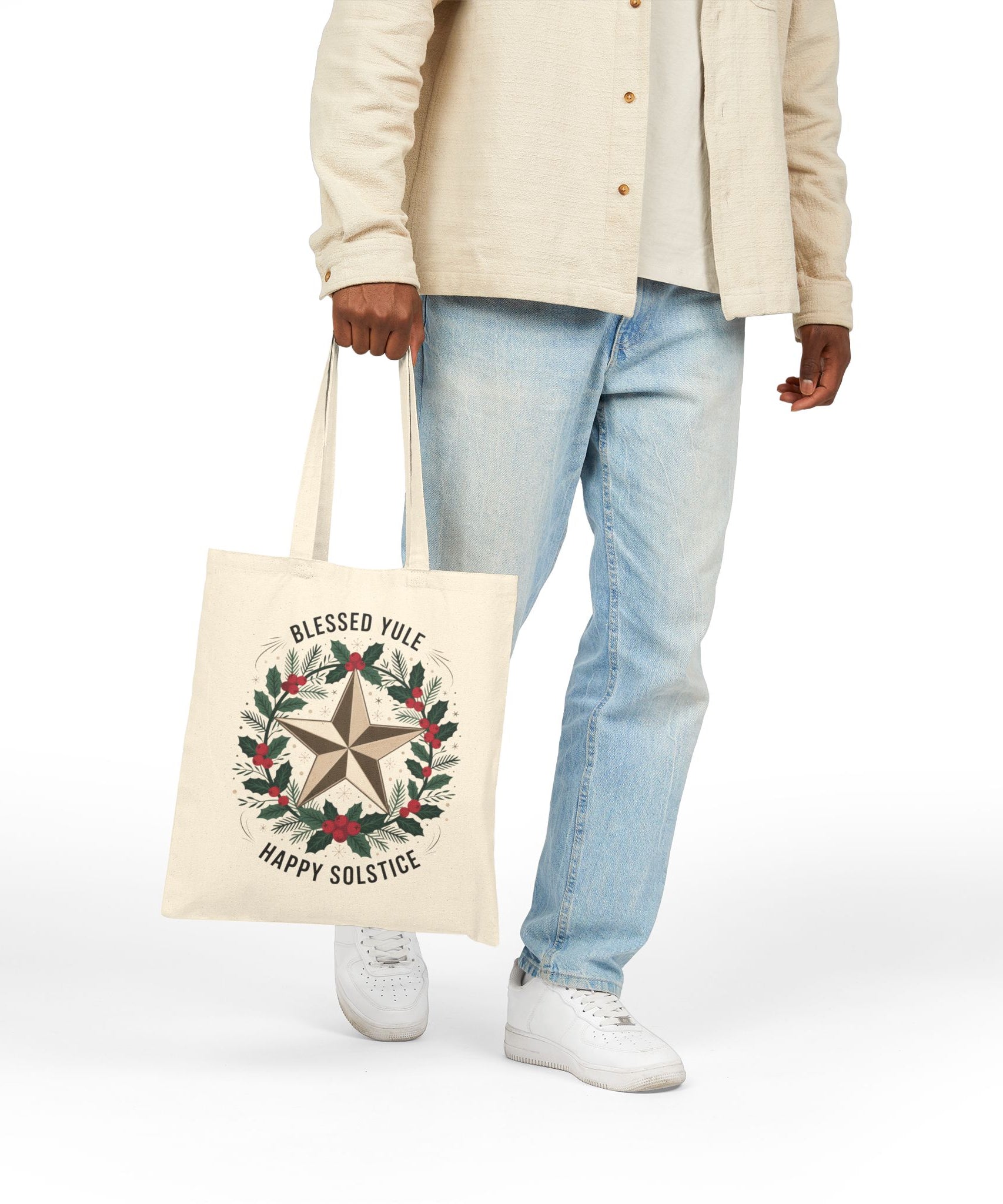 Blessed Yule Eco-Friendly Cotton Tote | Gallory Hive