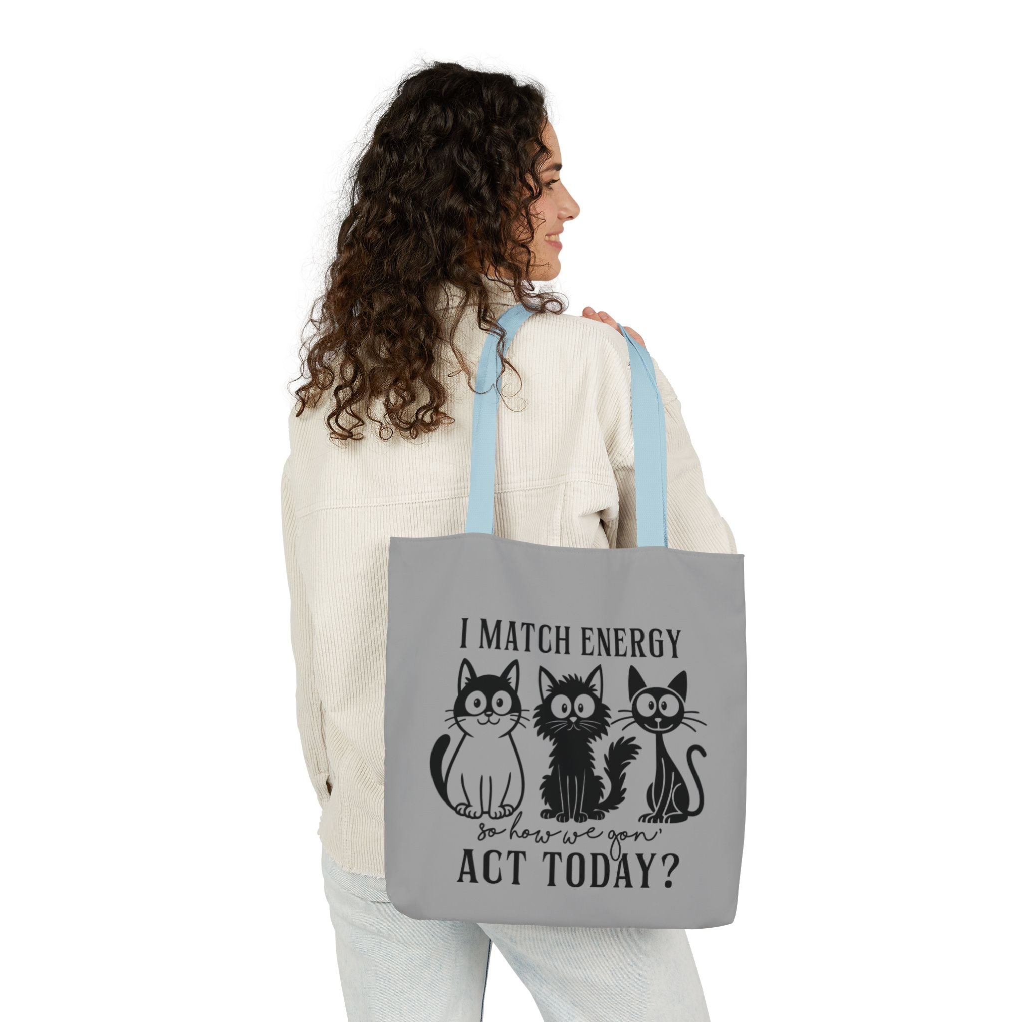 Gift for Cat Lovers – Light Grey Tote Bag