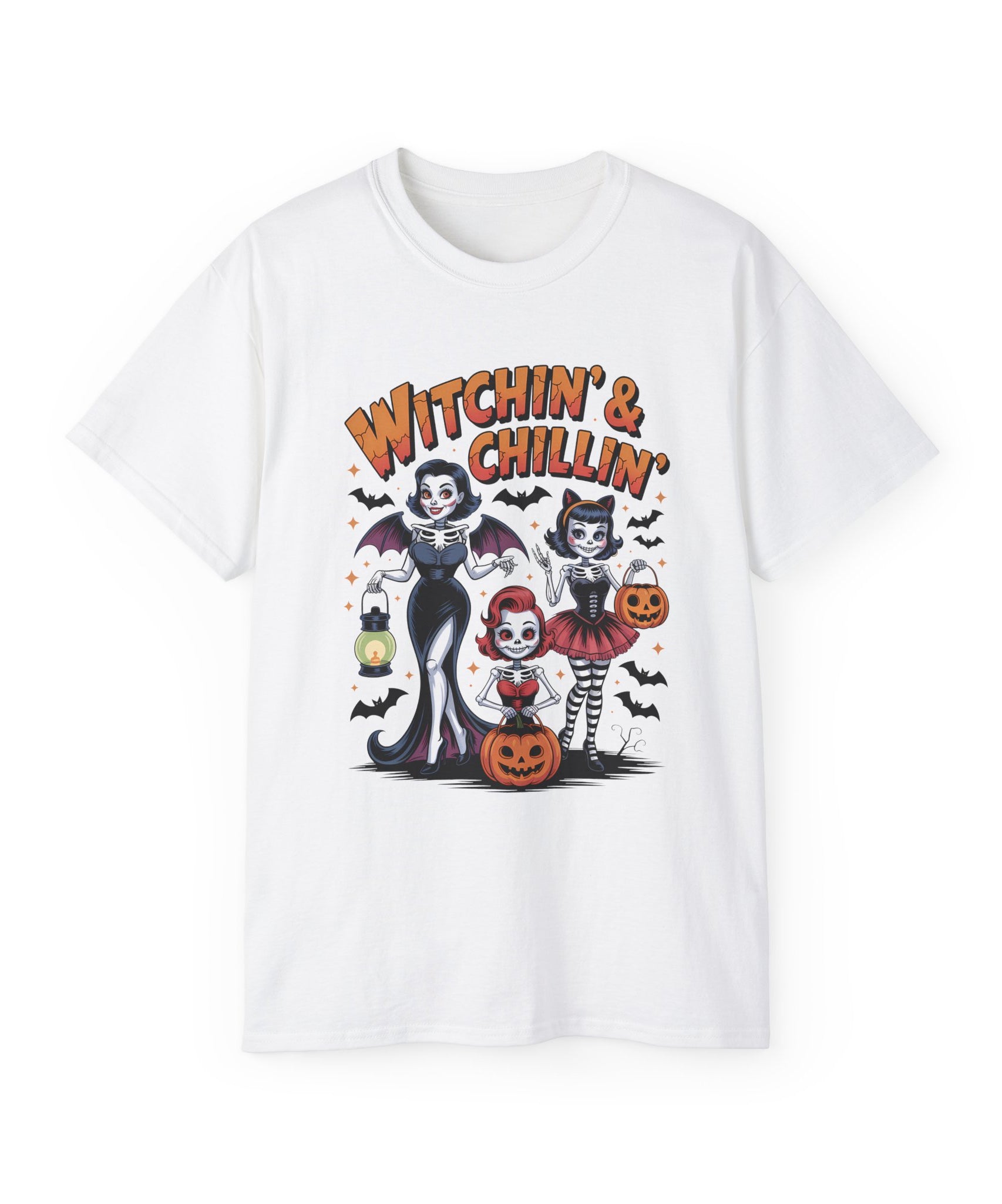 Retro Spooky Girls Halloween Tee | Gallory Hive