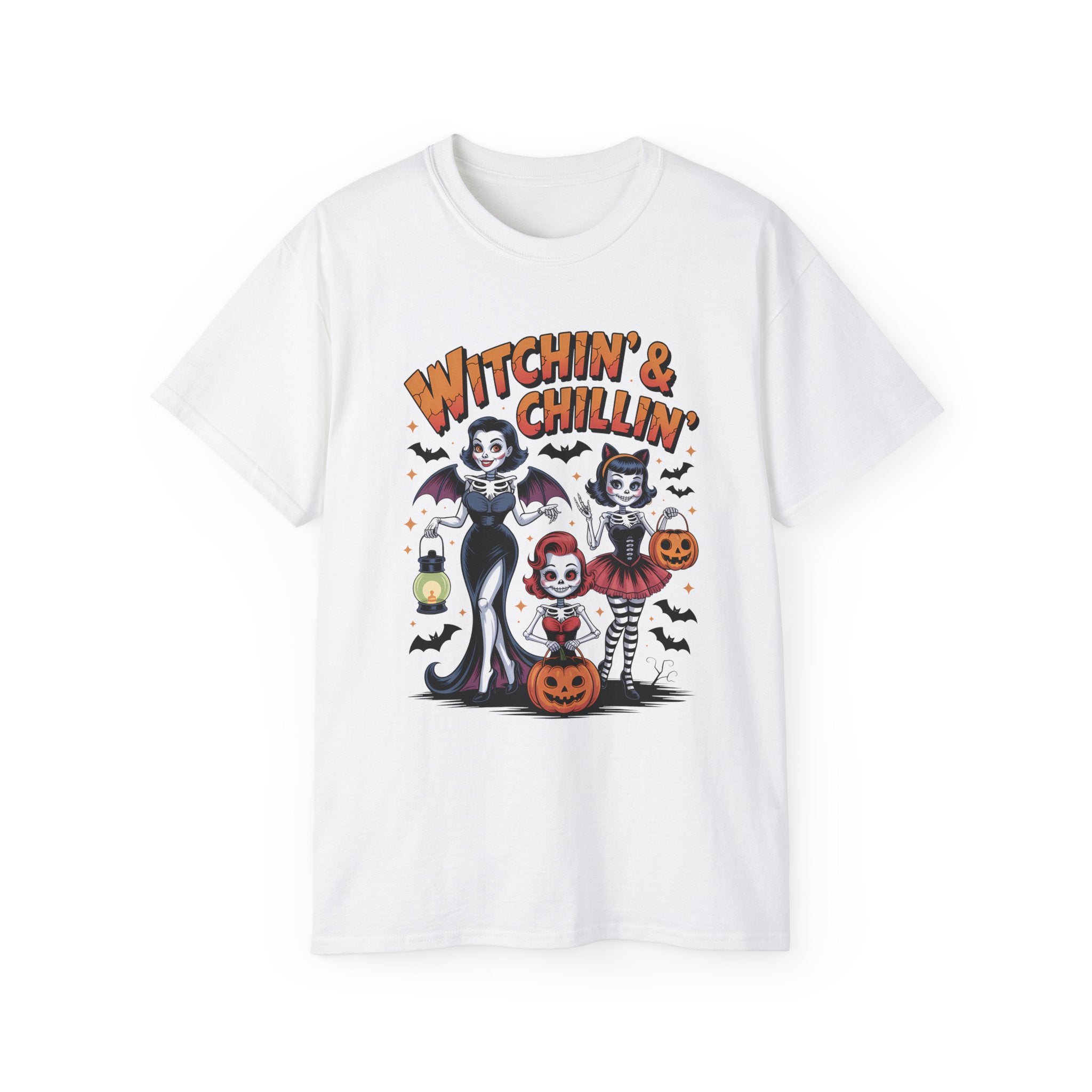Retro Spooky Girls Halloween Tee | Gallory Hive