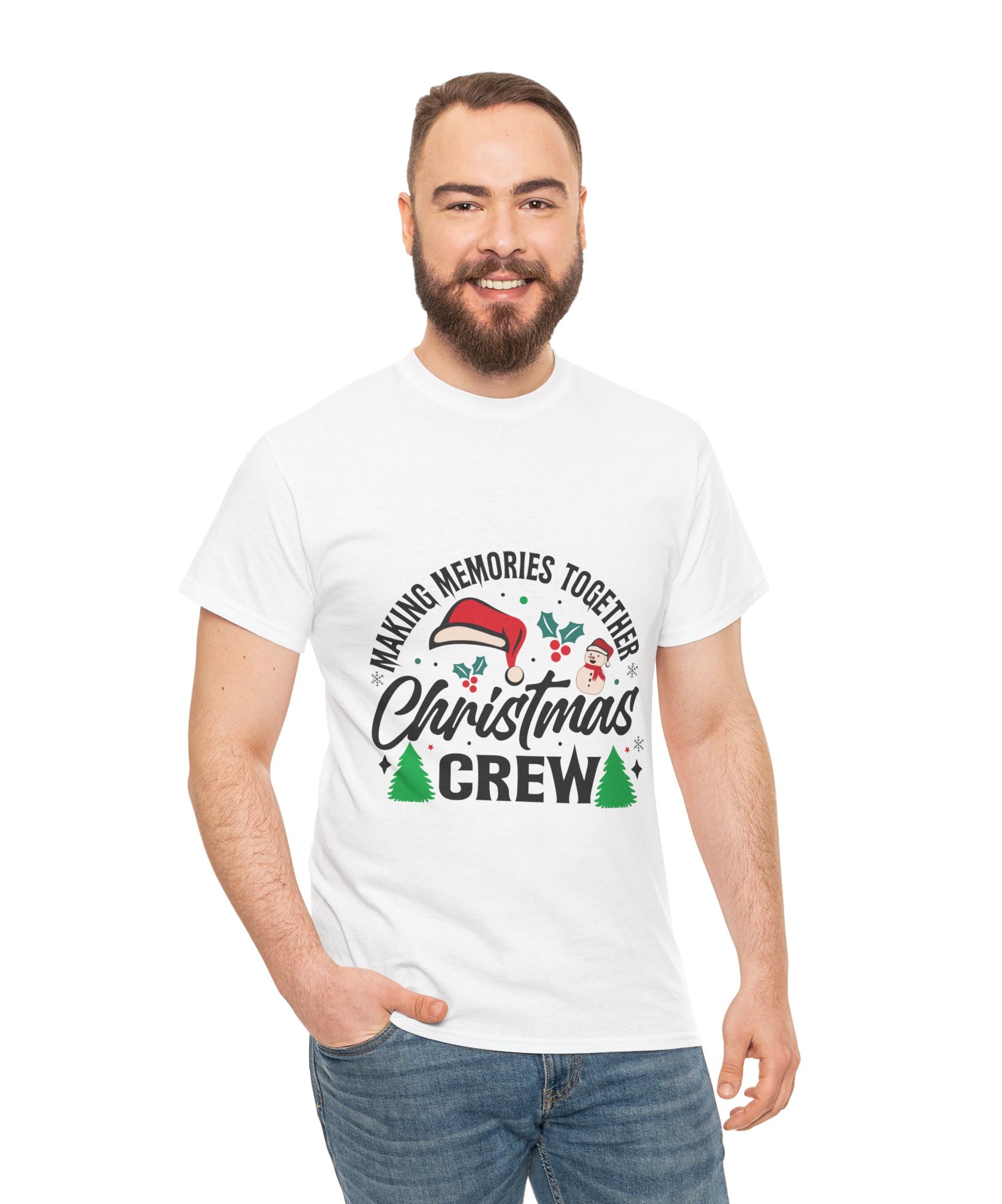 Santa Hat Snowman Xmas Trees Cute Tee | Gallory Hive