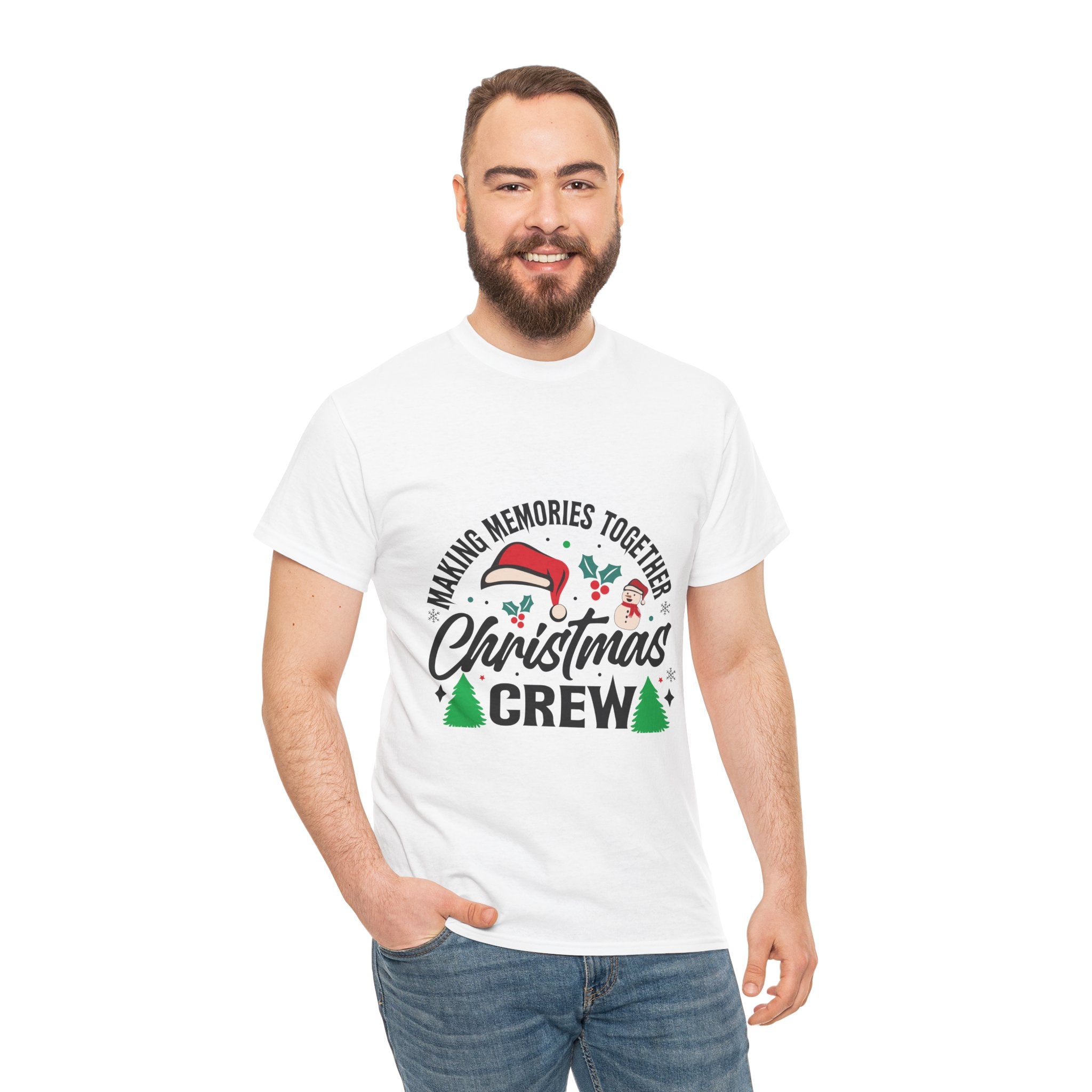 Santa Hat Snowman Xmas Trees Cute Tee | Gallory Hive