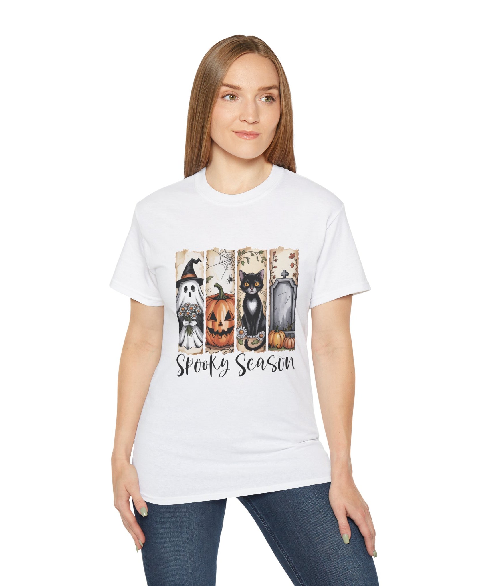Unisex Spooky Season Tee - Inspirational Casual Wear, Christian T-Shirt, Motivational Gift, Faith-Based Apparel, Everyday Comfort
