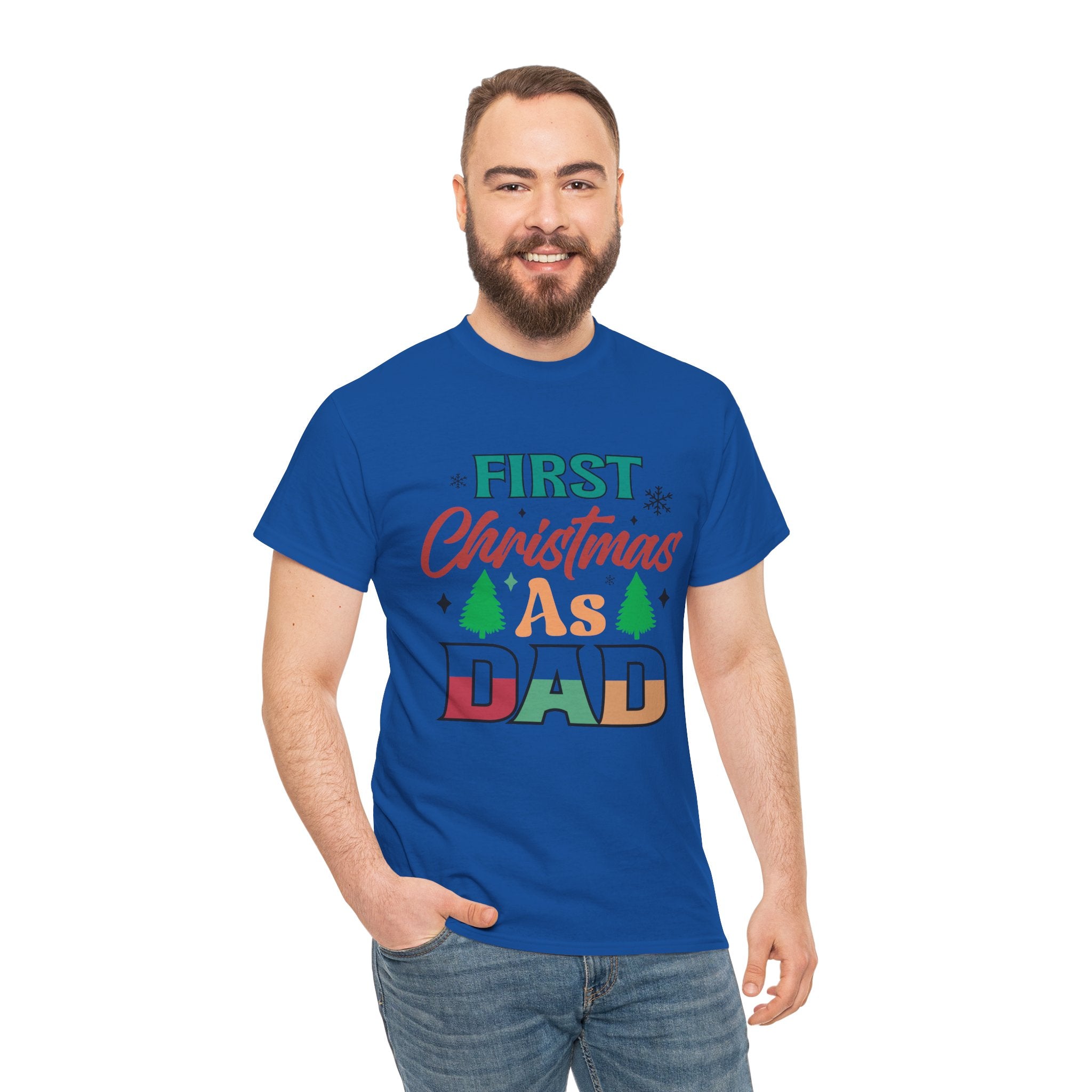 First Christmas as Dad T-Shirt | Gallory Hive