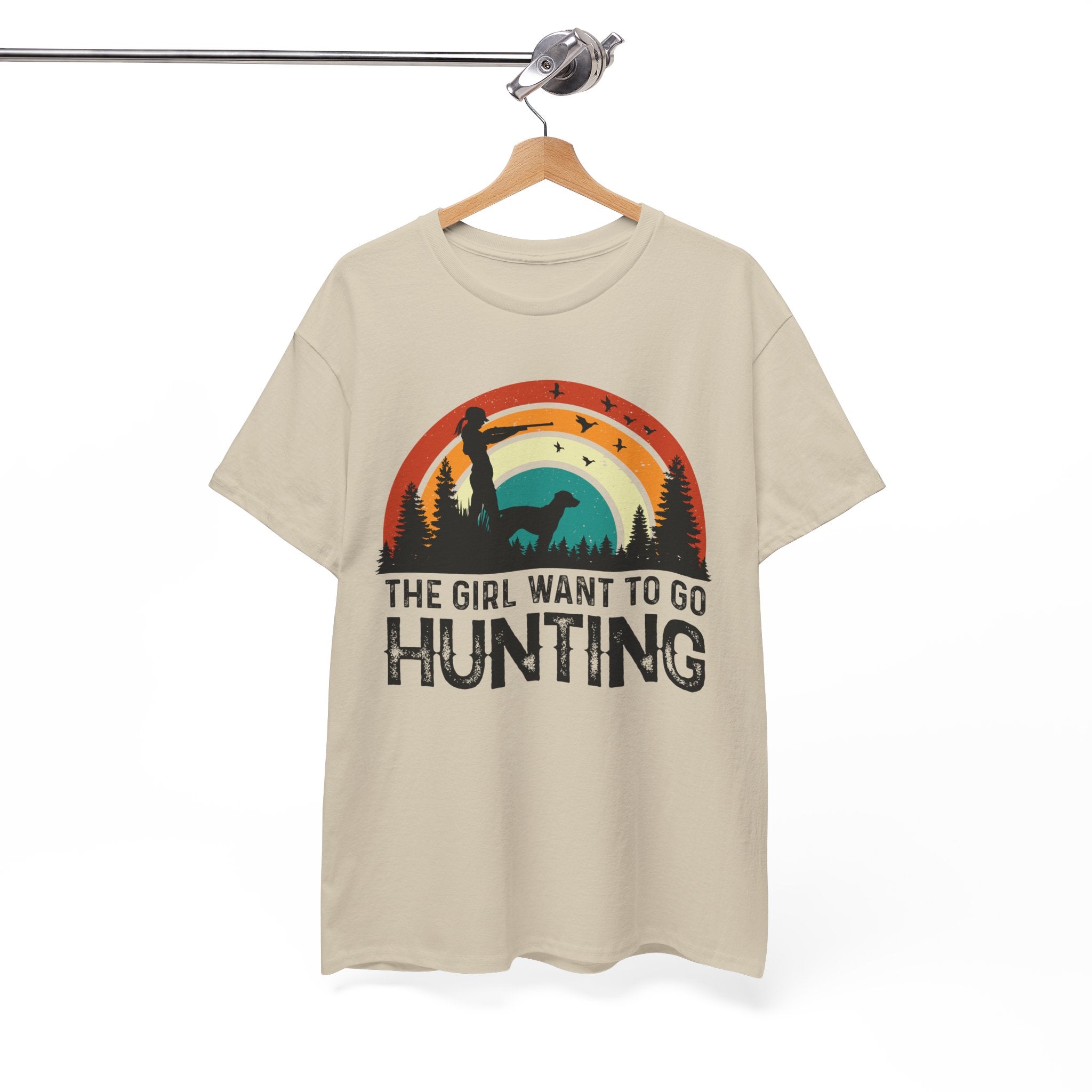 Retro Hunter Shirt – Birds & Pines