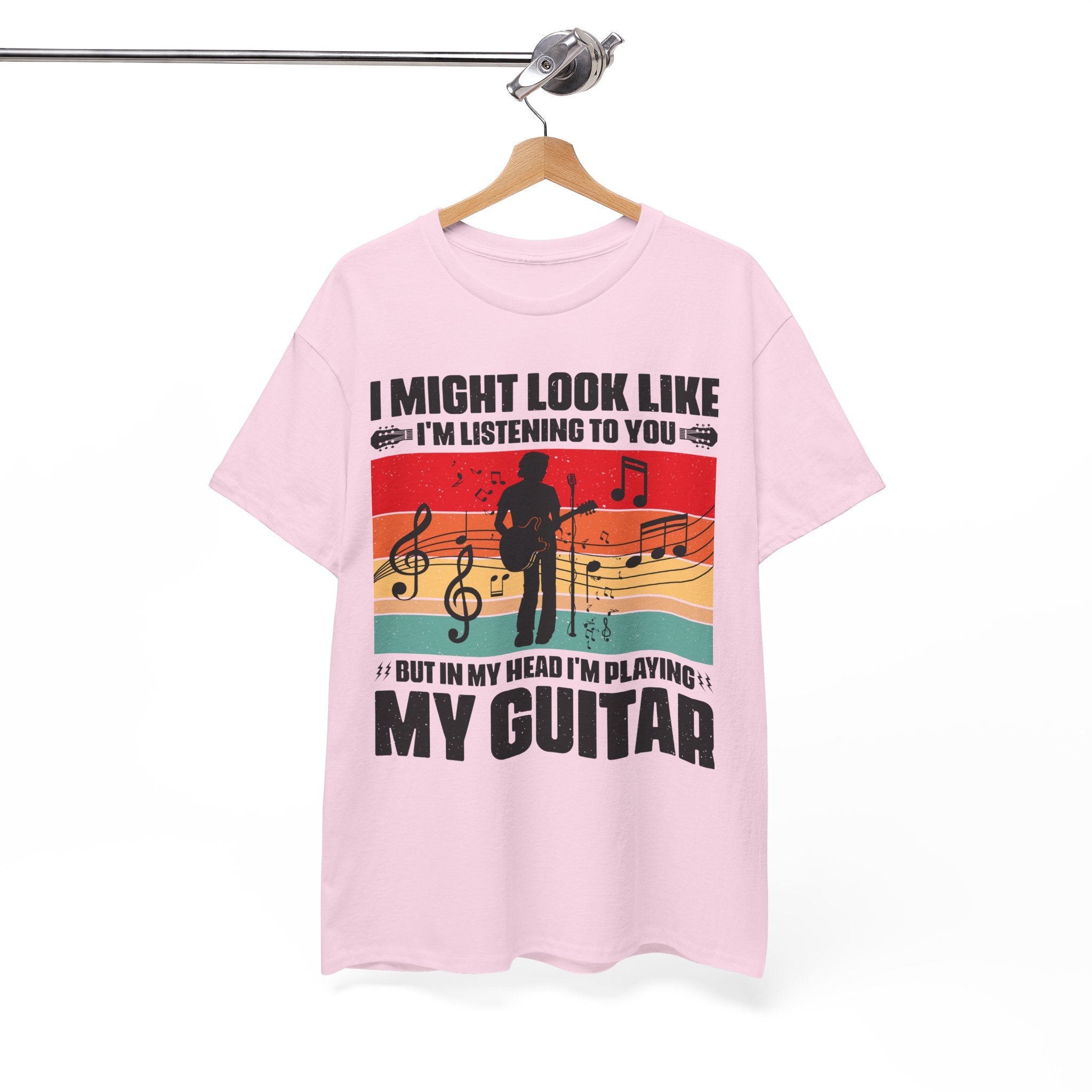Retro Guitar Playing Mind T-Shirt