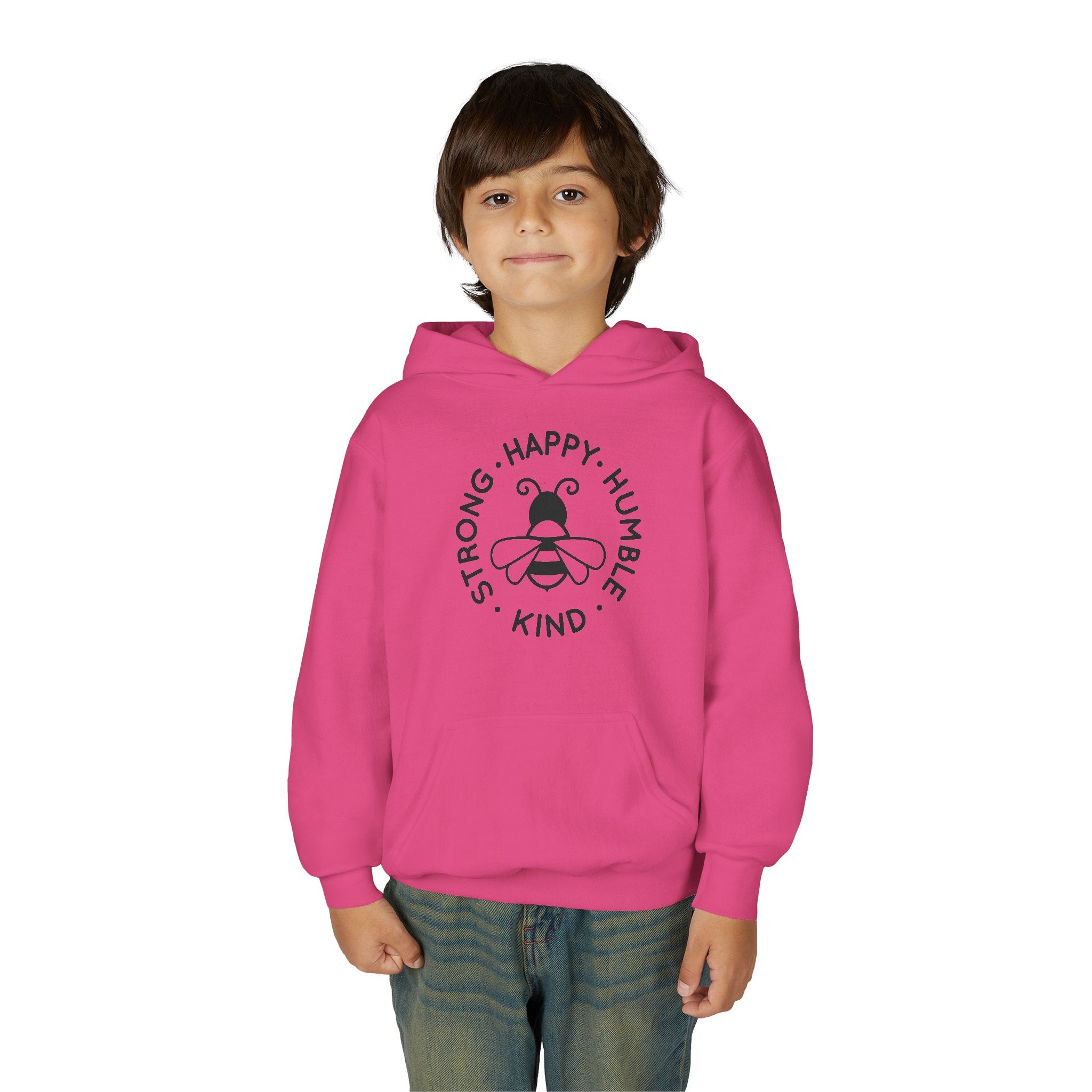 Unisex Kid's "Strong Happy Humble Kind" Hoodie