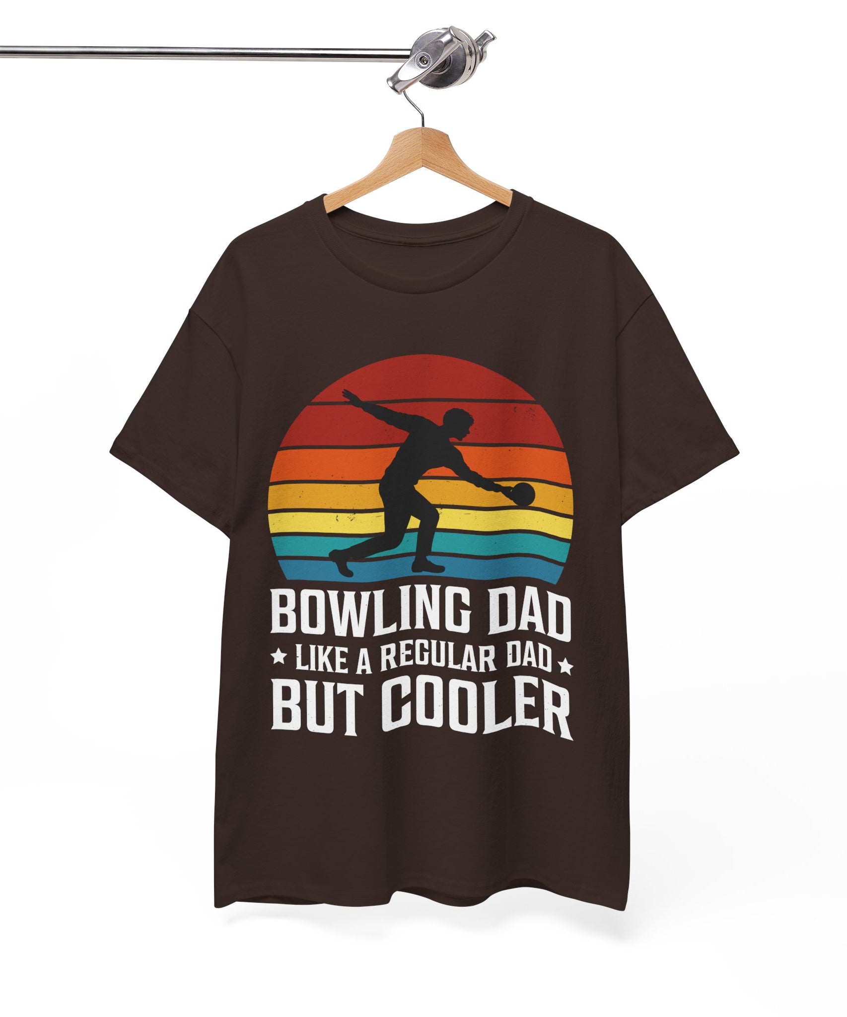 Retro Bowling Dad Tee - Unique Father's Day Gift