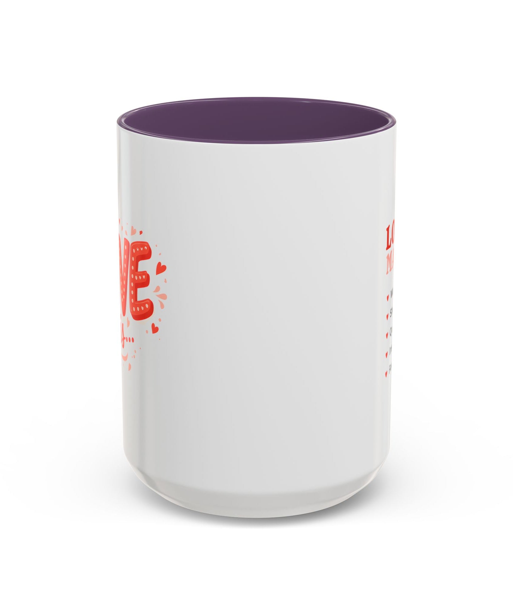 Romantic Love Quote Ceramic Coffee Mug | Gallory Hive