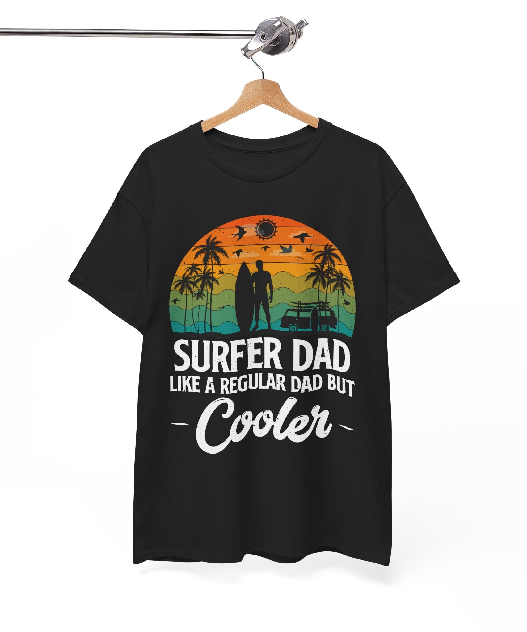 Vintage Surf Van & Palm Tree T-Shirt