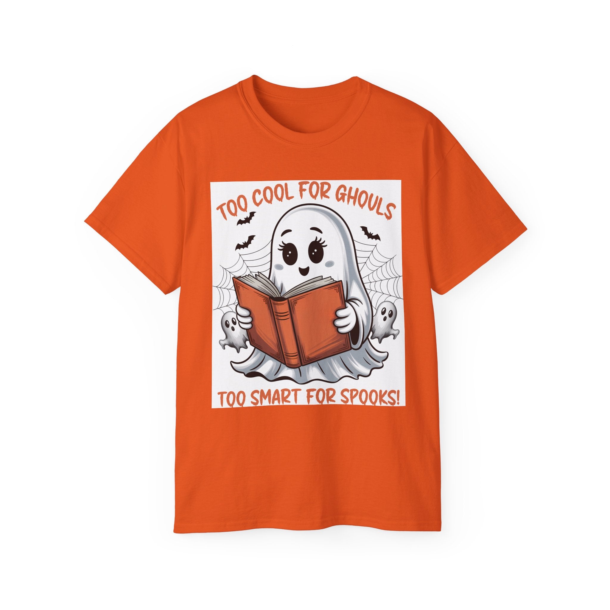 Cute Ghost Book T-Shirt Halloween