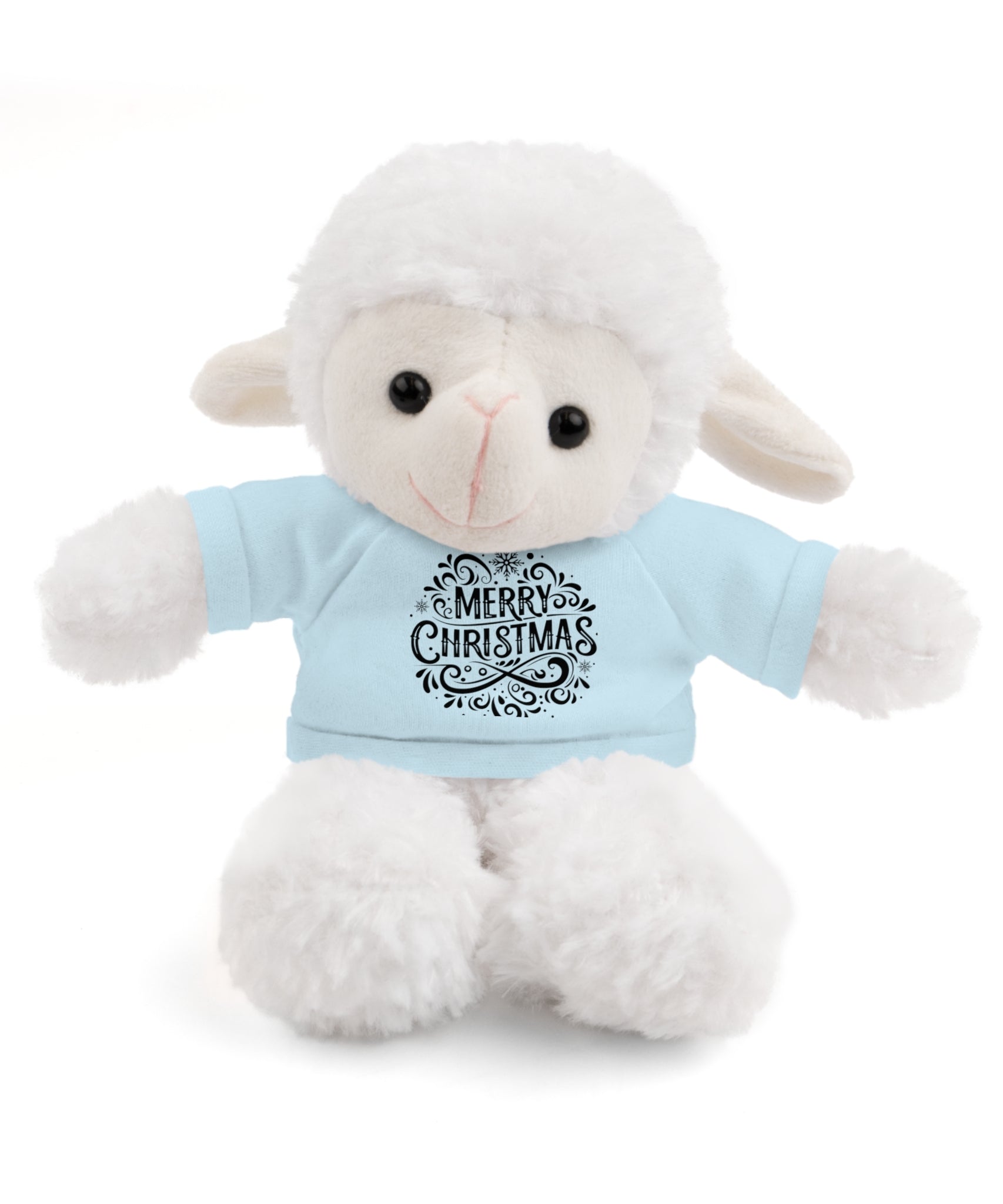 Festive Merry Christmas Stuffed Sheep | Gallory Hive