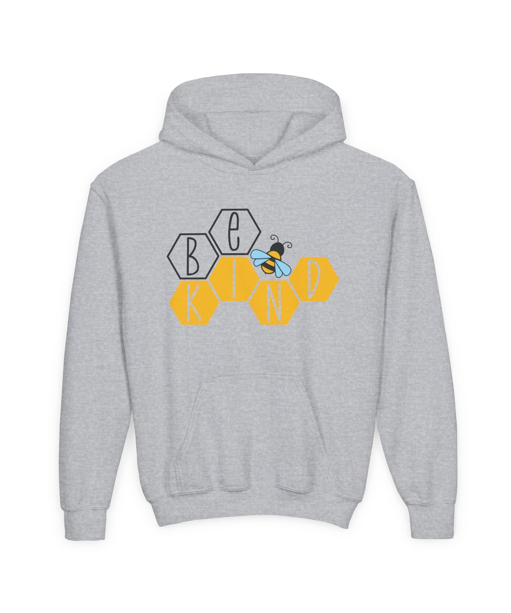 Unisex Kids Hoodie – Bee Kind & Cozy | Gallory Hive