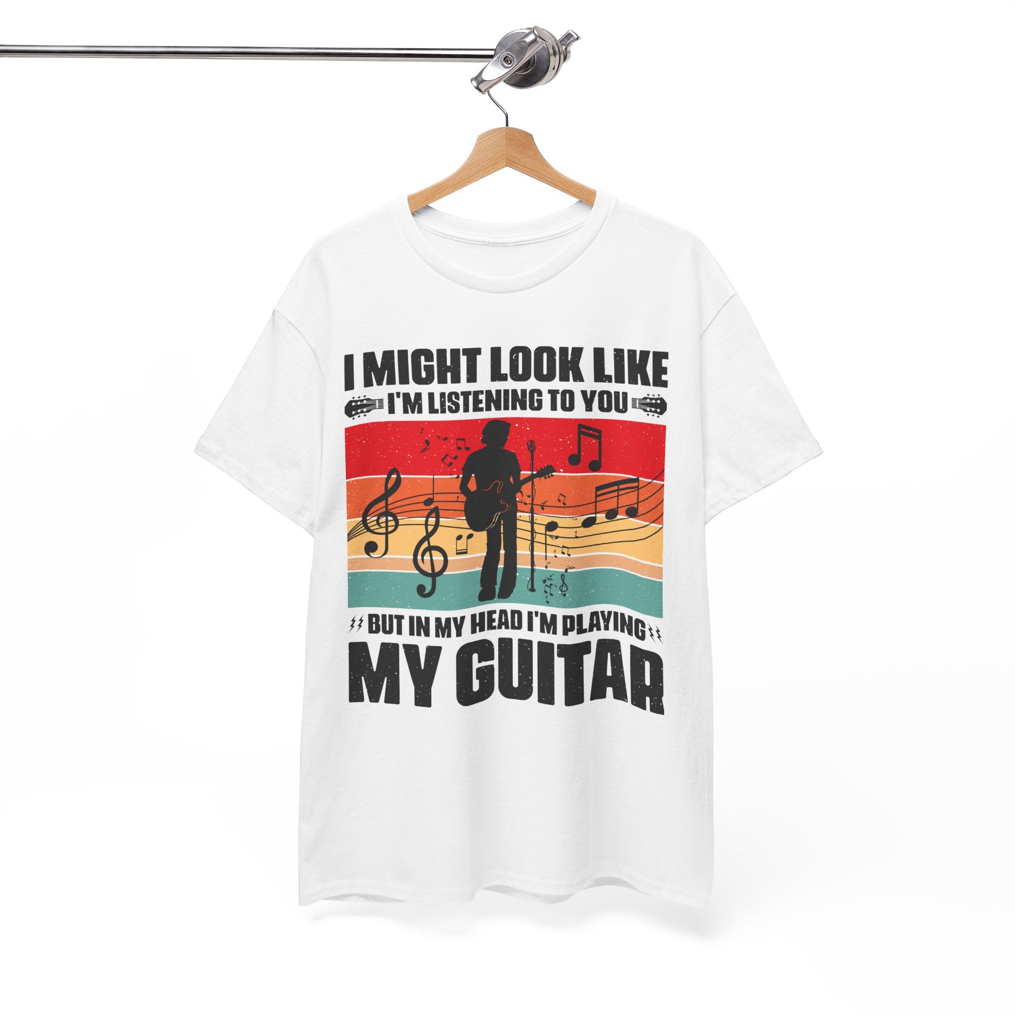 Retro Guitar Playing Mind T-Shirt | Gallory Hive