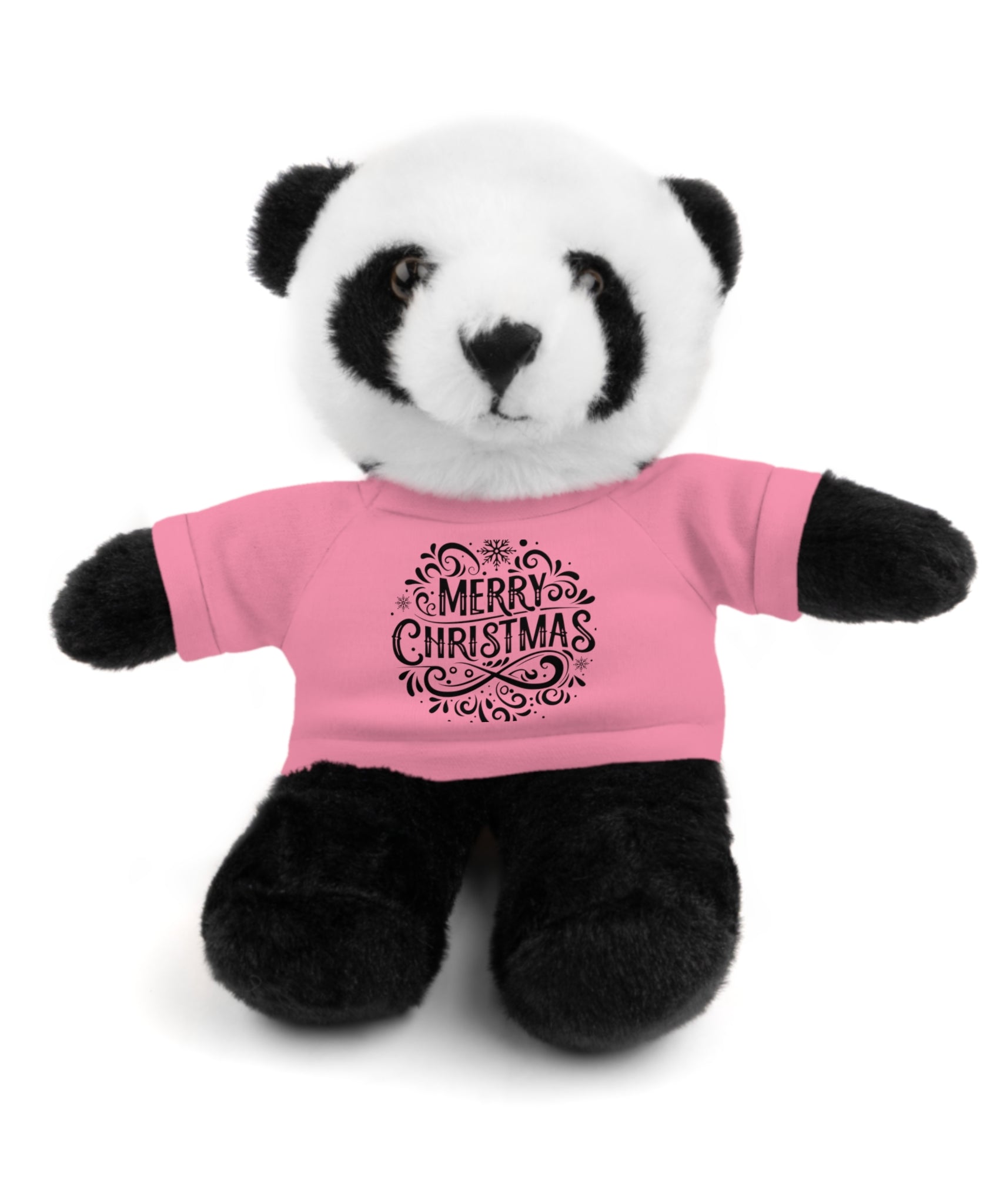Festive Merry Christmas Stuffed Panda | Gallory Hive